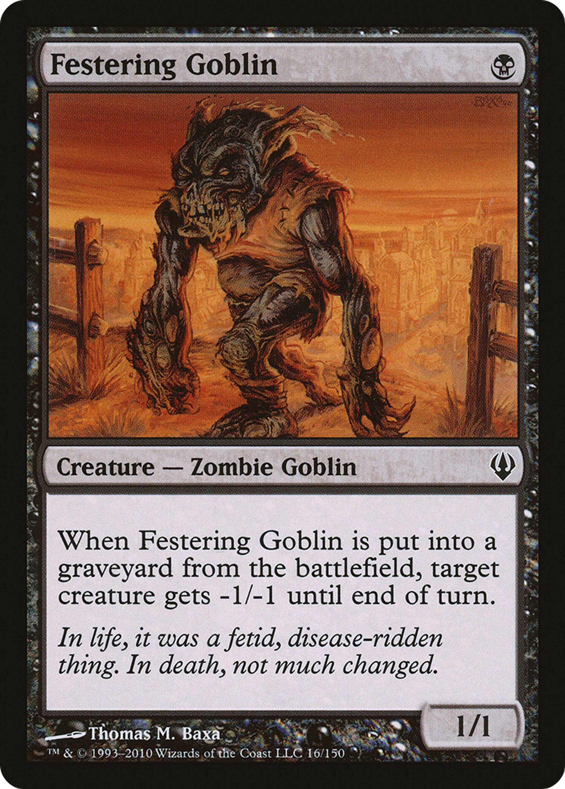 Festering Goblin — Archenemy — Magic: The Gathering