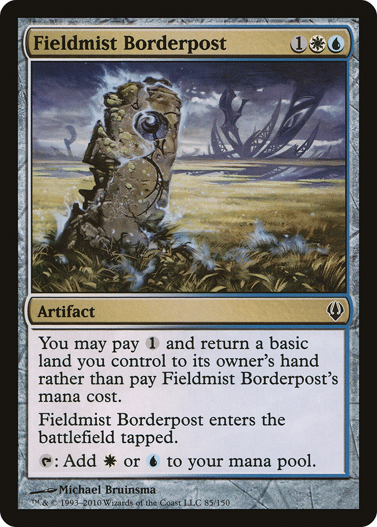Fieldmist Borderpost — Archenemy — Magic: The Gathering