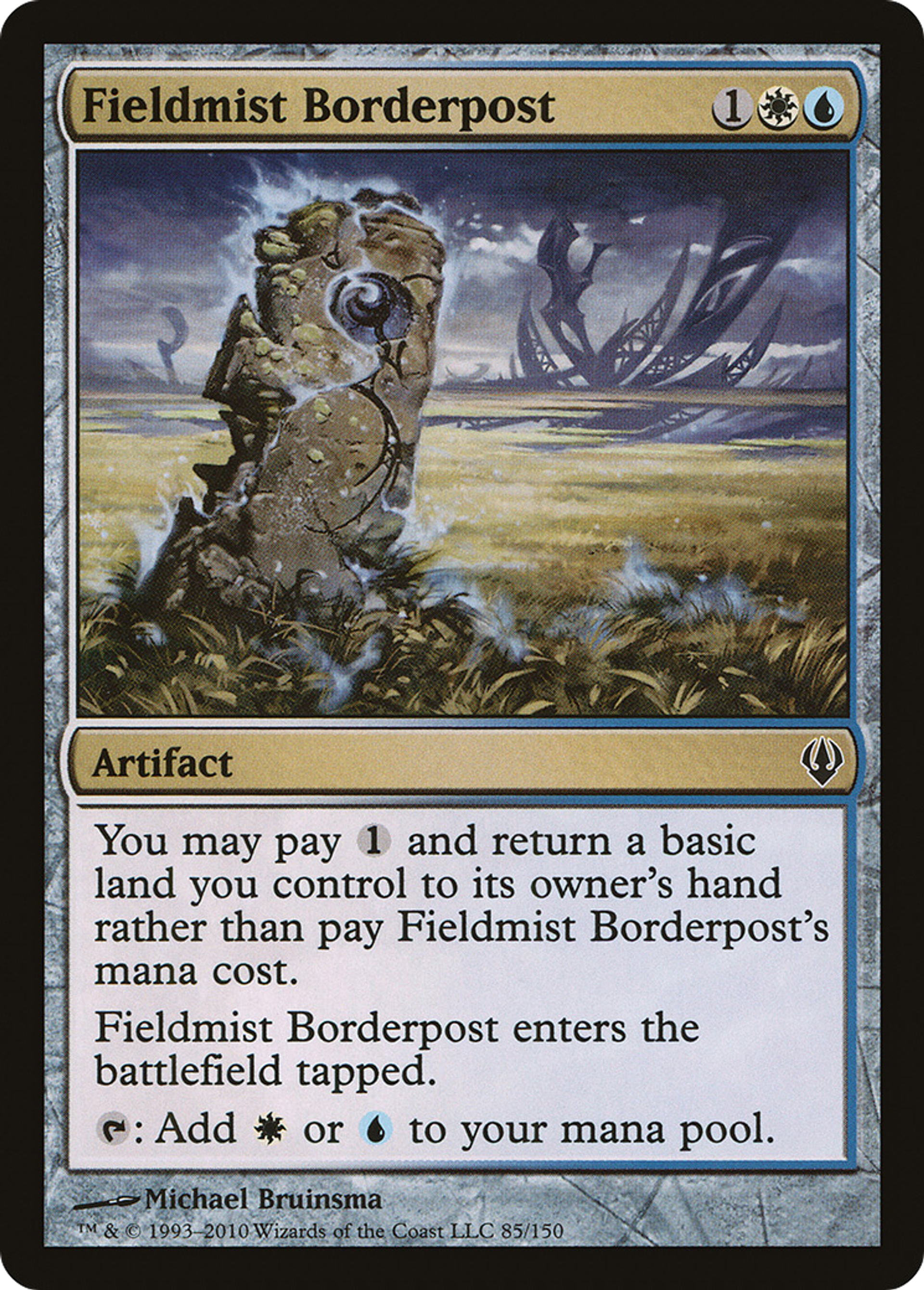 Fieldmist Borderpost — Archenemy — Magic: The Gathering