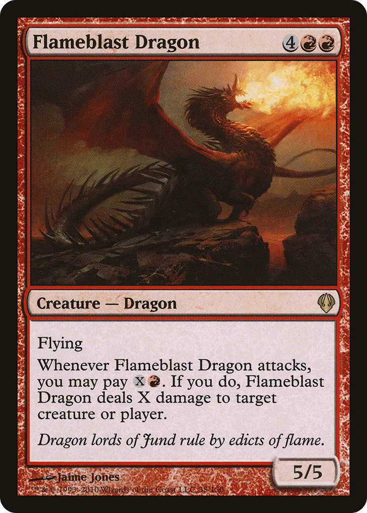 Flameblast Dragon — Archenemy — Magic: The Gathering