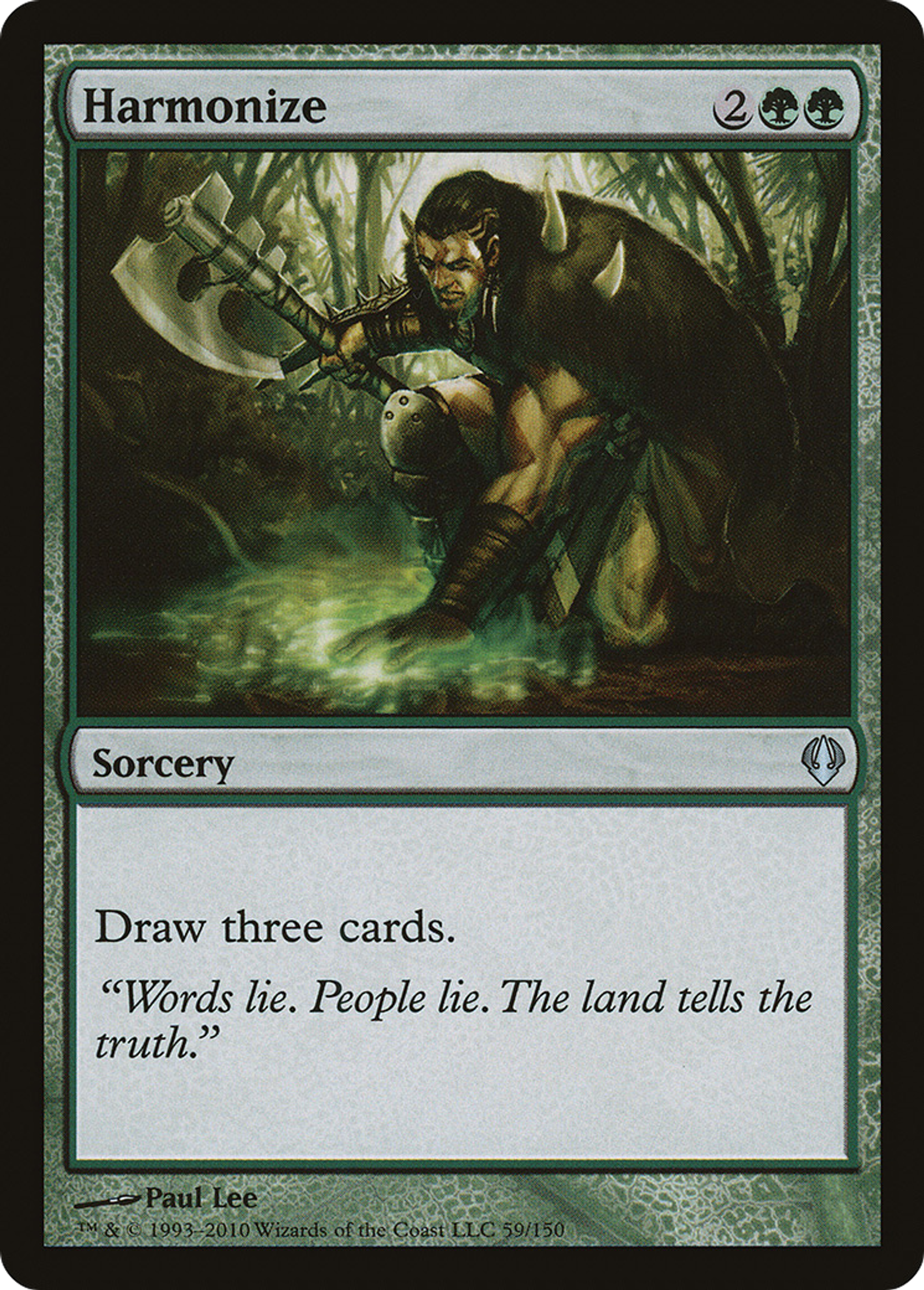 Harmonize — Archenemy — Magic: The Gathering