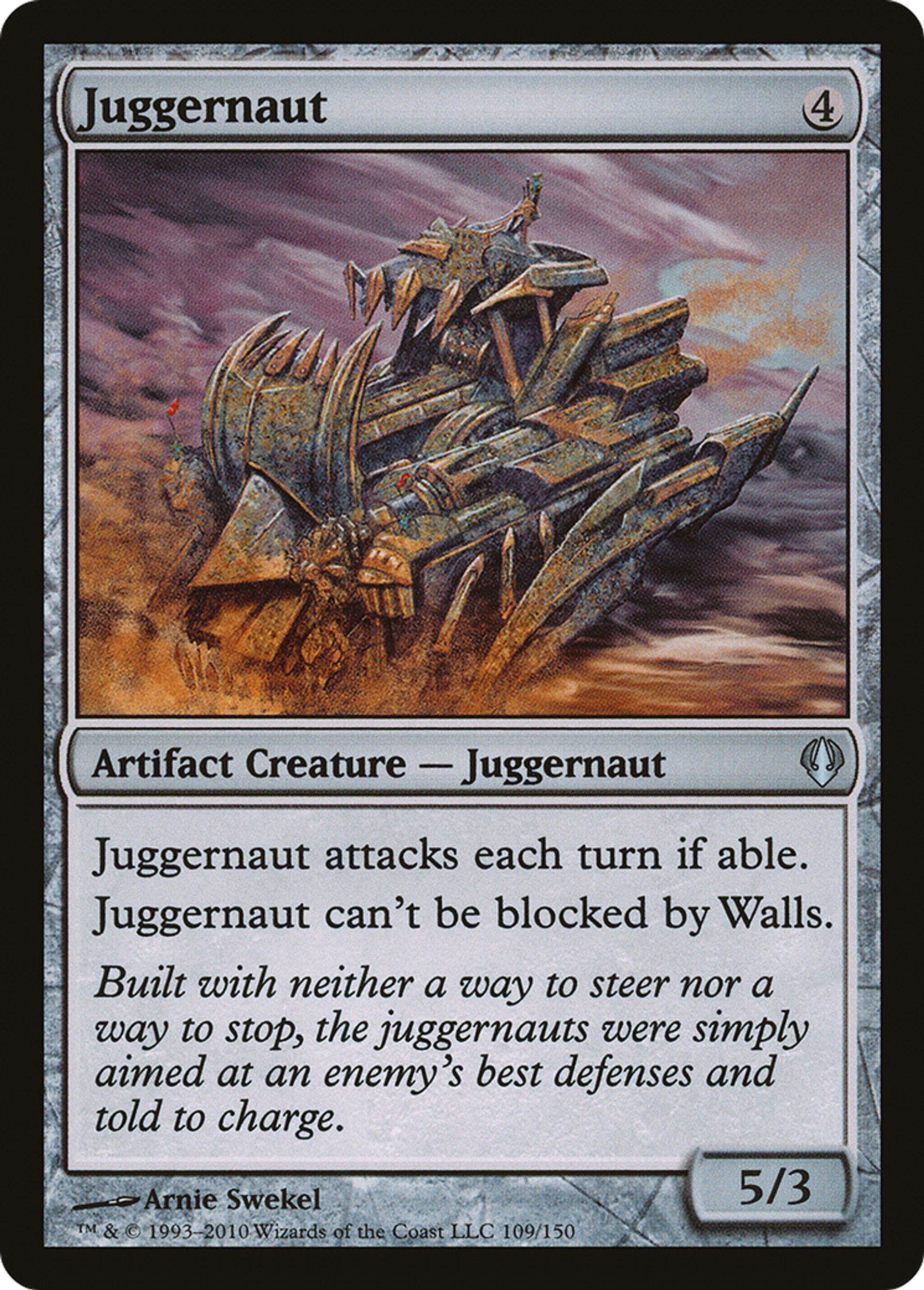 Juggernaut — Archenemy — Magic: The Gathering