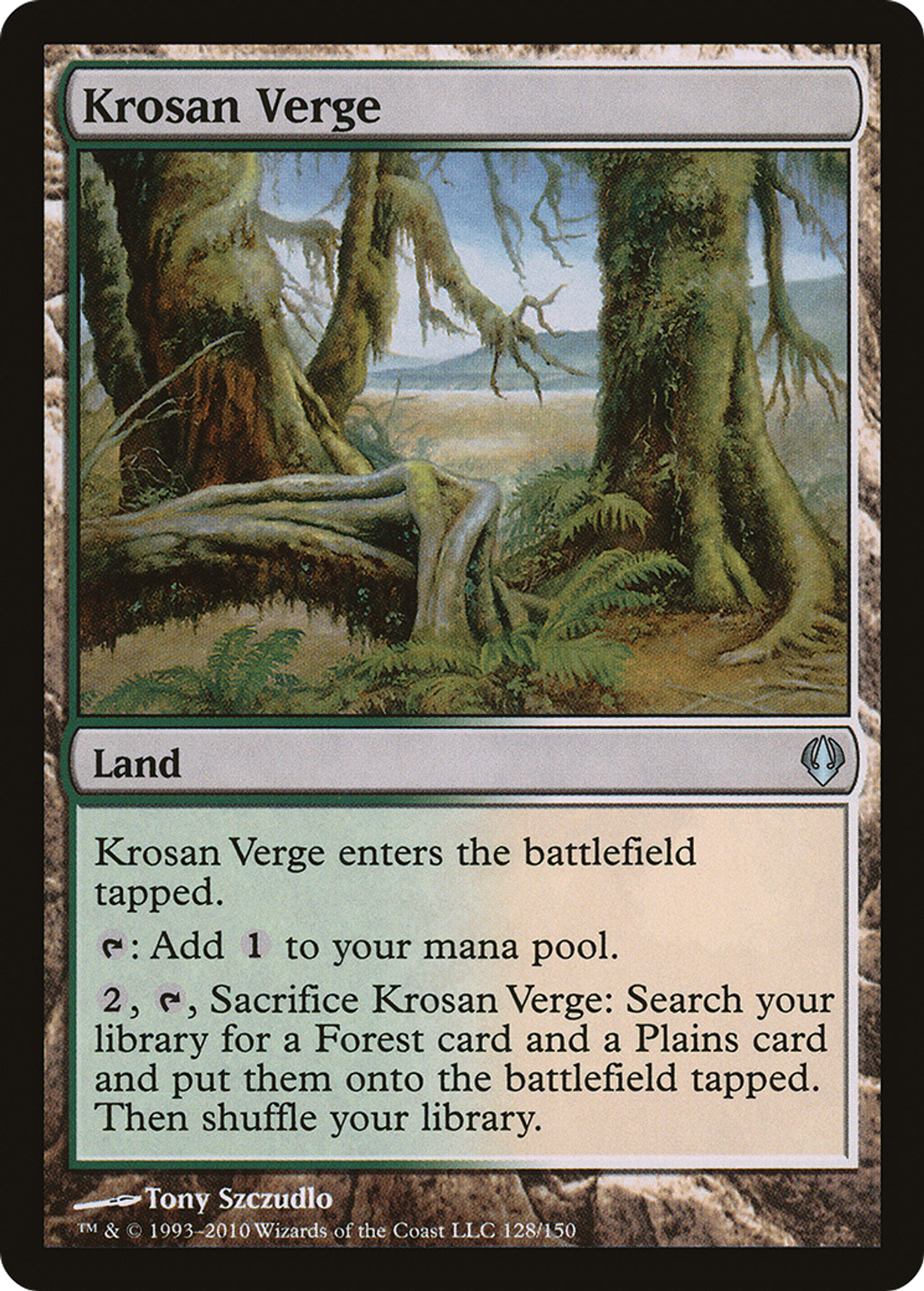 Krosan Verge — Archenemy — Magic: The Gathering