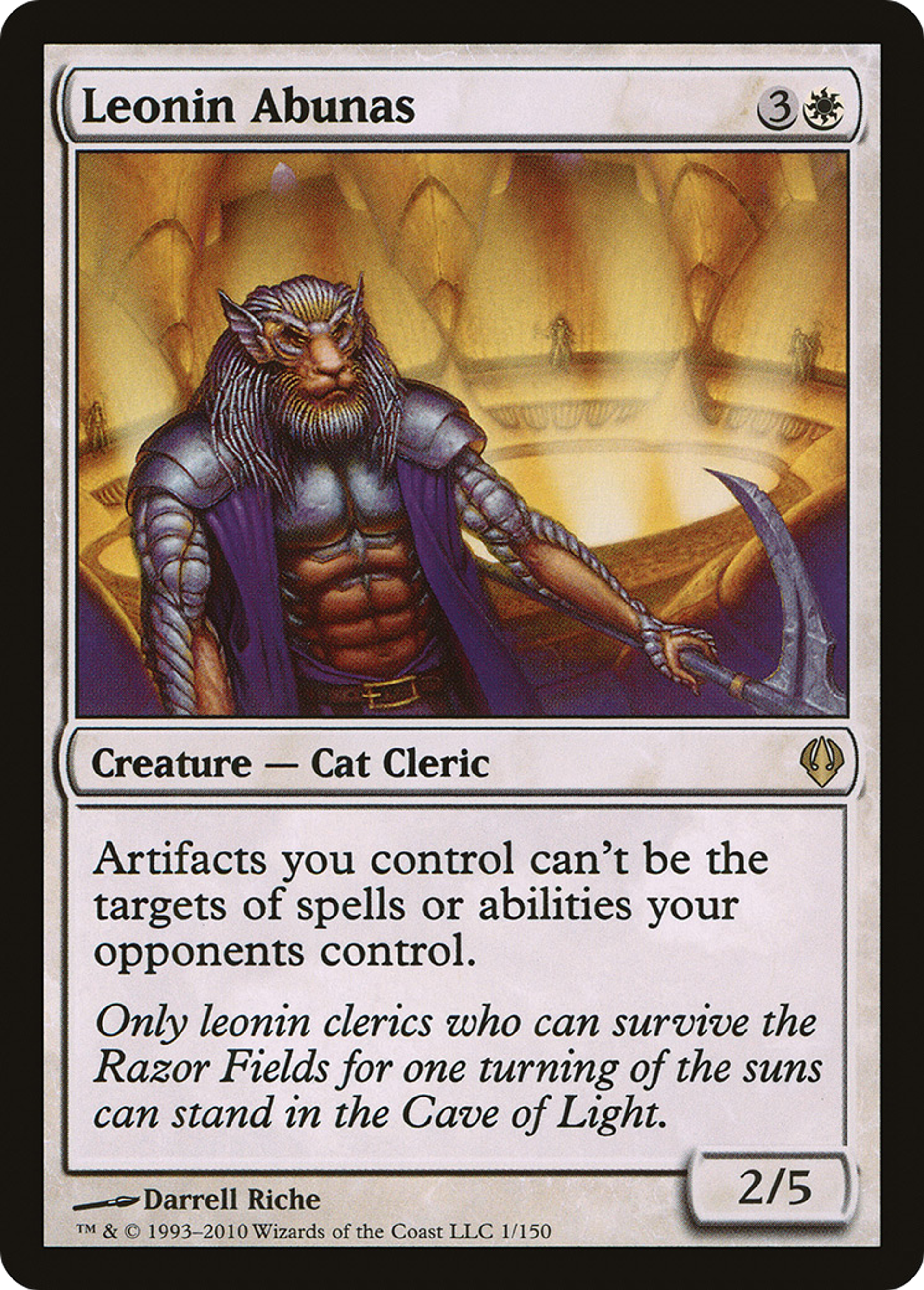 Leonin Abunas — Archenemy — Magic: The Gathering