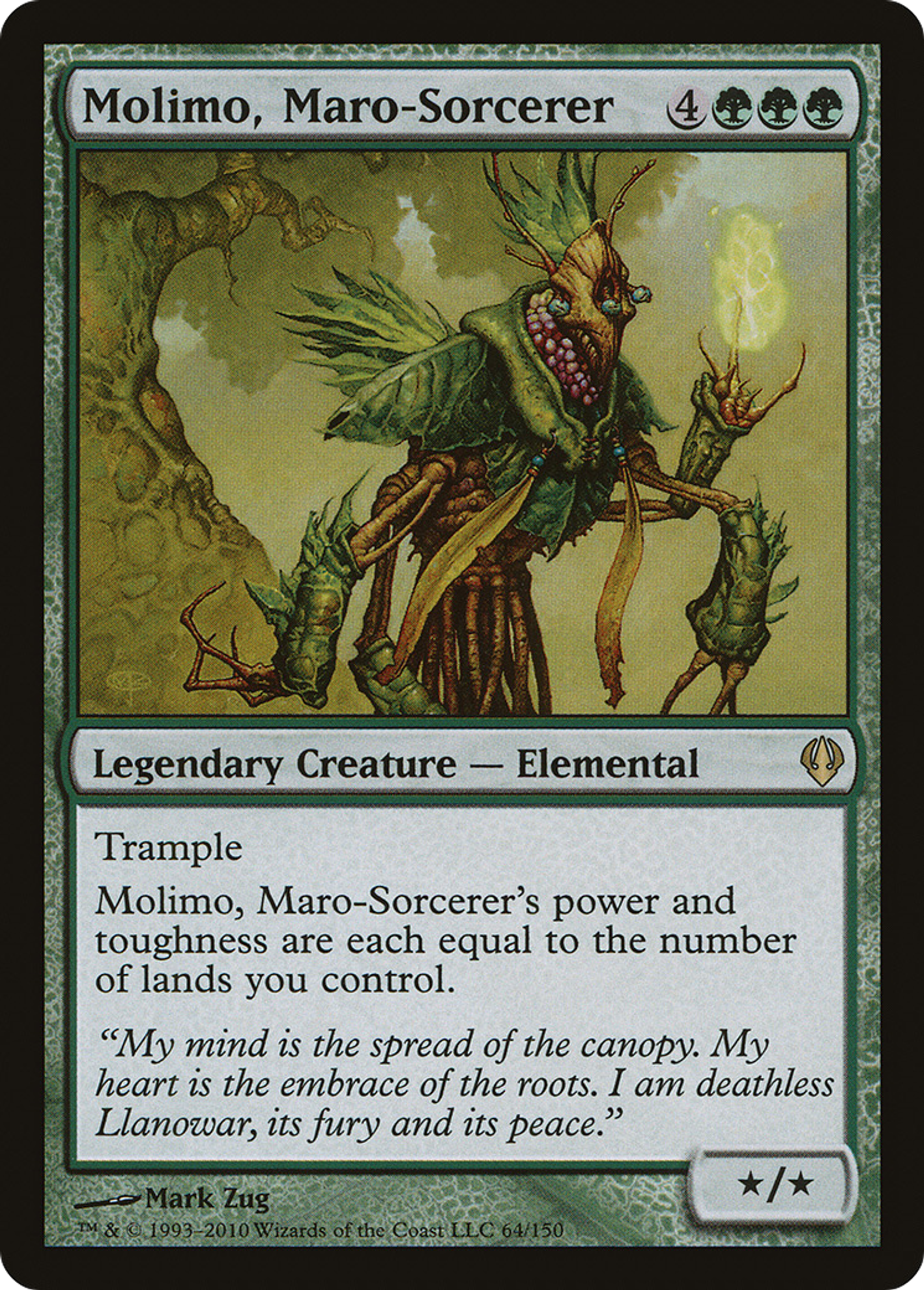 Molimo, Maro-Sorcerer — Archenemy — Magic: The Gathering