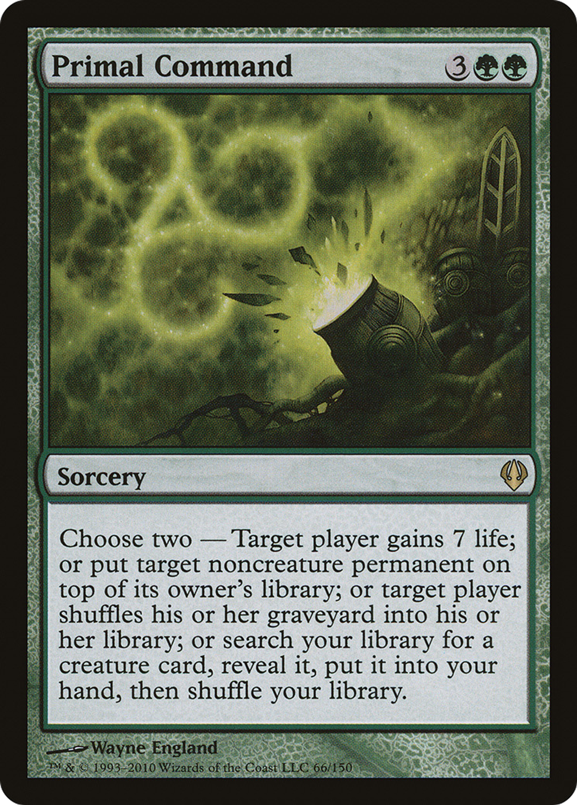 Primal Command — Archenemy — Magic: The Gathering