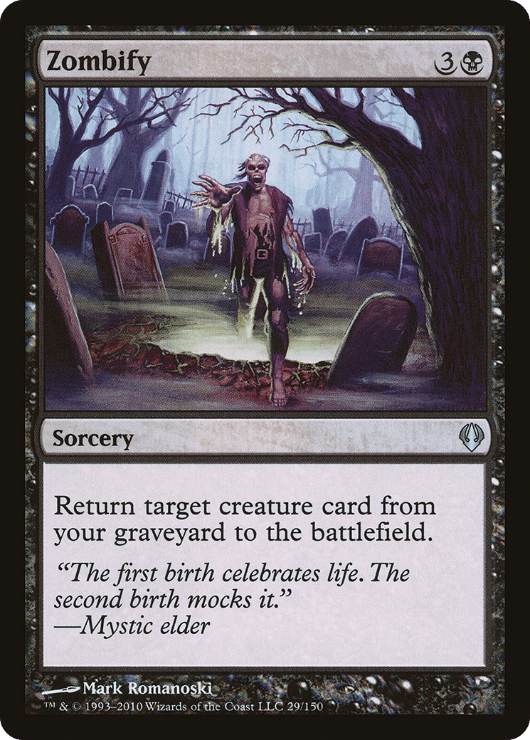 Zombify — Archenemy — Magic: The Gathering