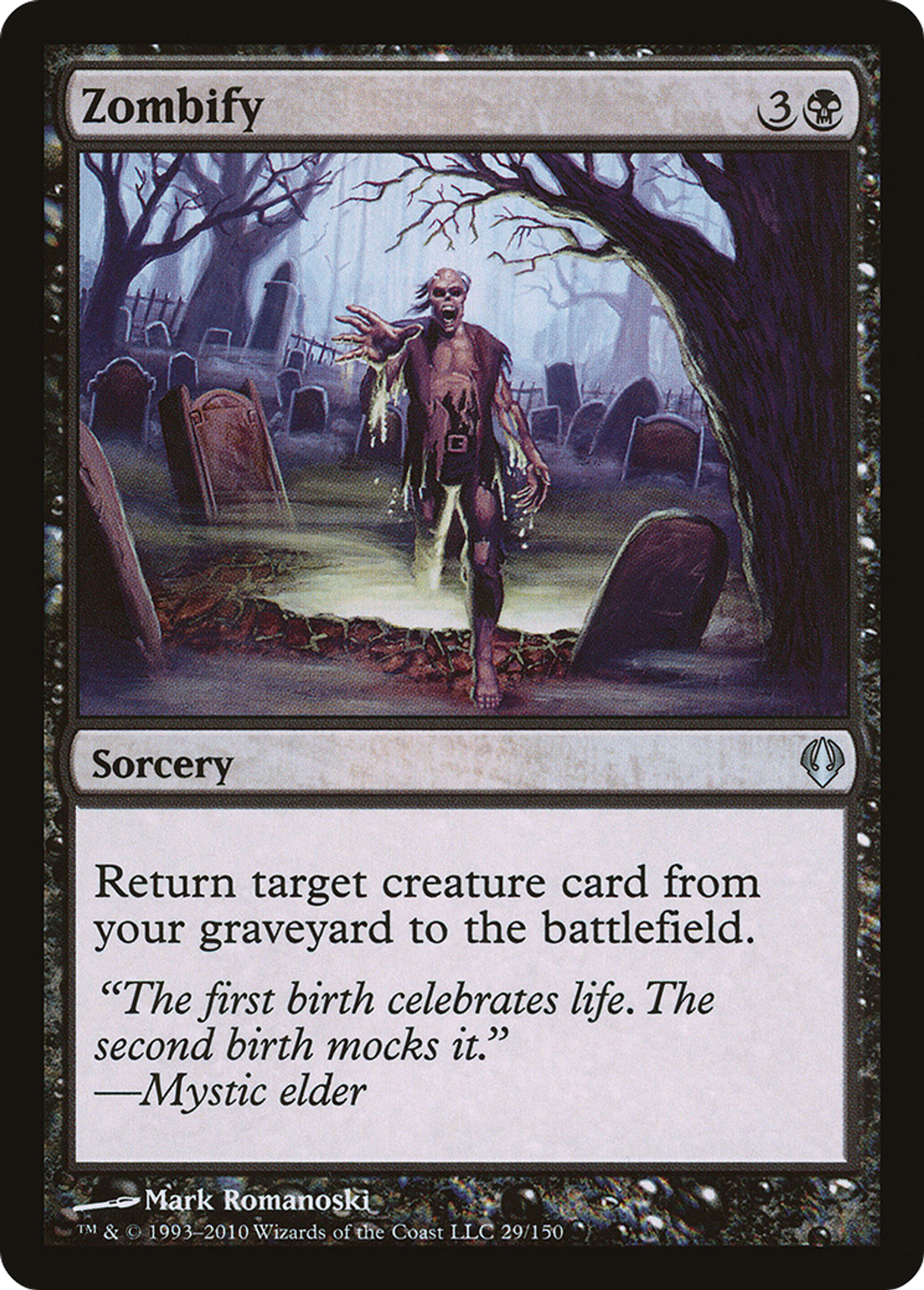 Zombify — Archenemy — Magic: The Gathering