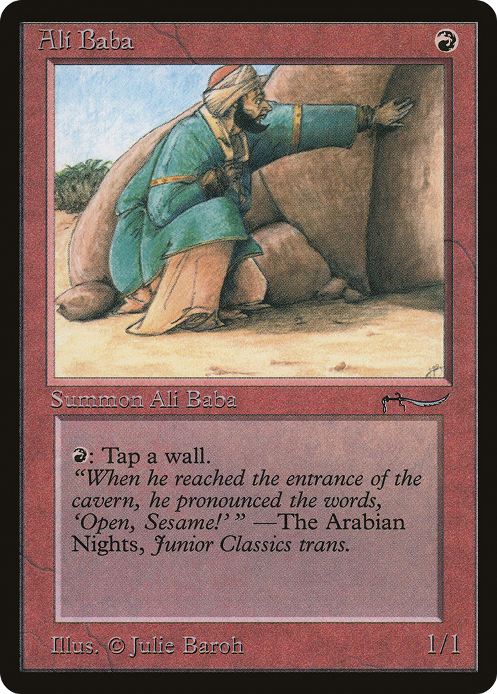 Ali Baba — Arabian Nights — Magic: The Gathering