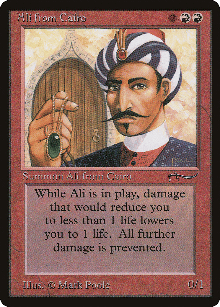 Ali from Cairo — Arabian Nights — Magic: The Gathering