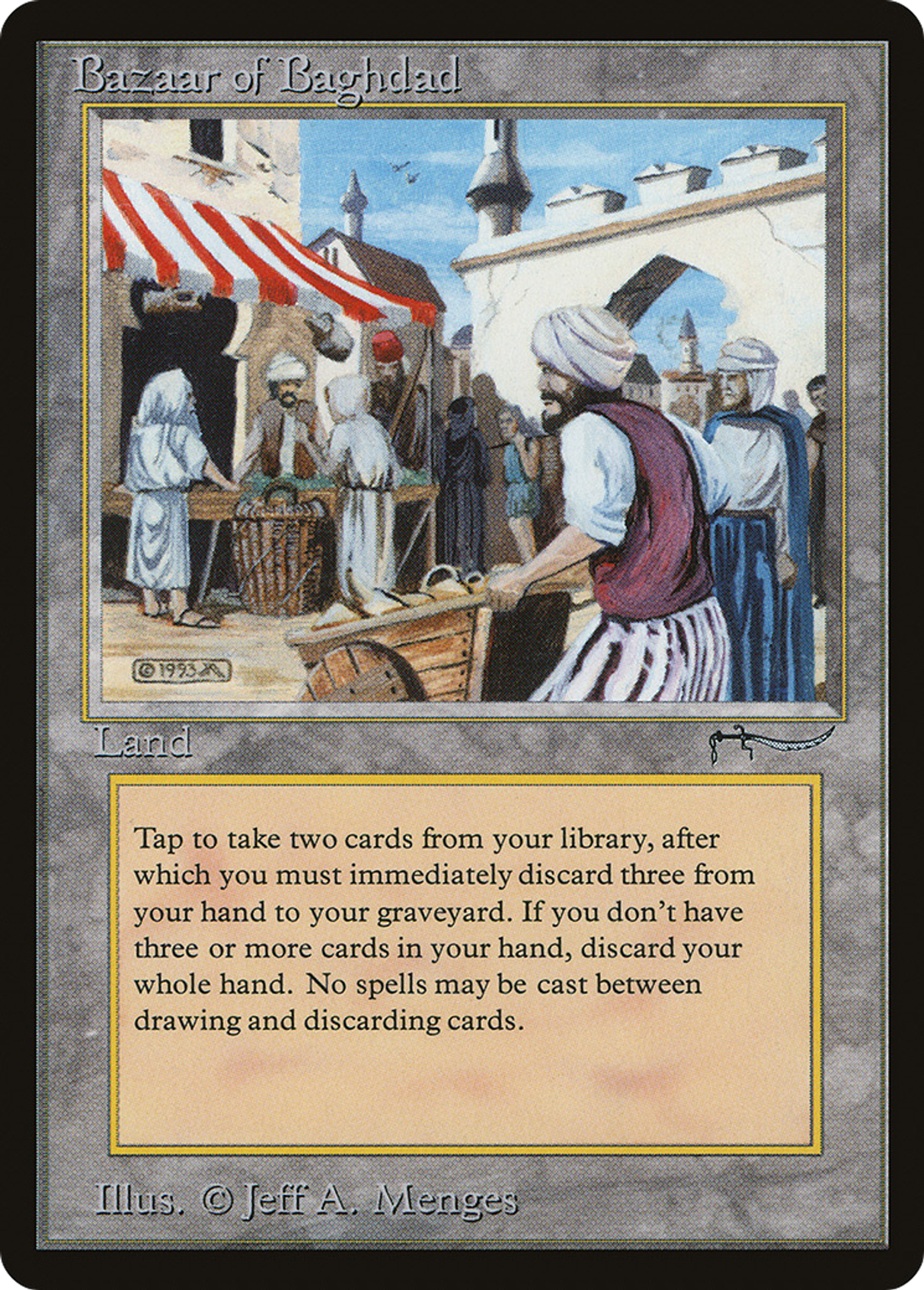 Bazaar of Baghdad — Arabian Nights — Magic: The Gathering