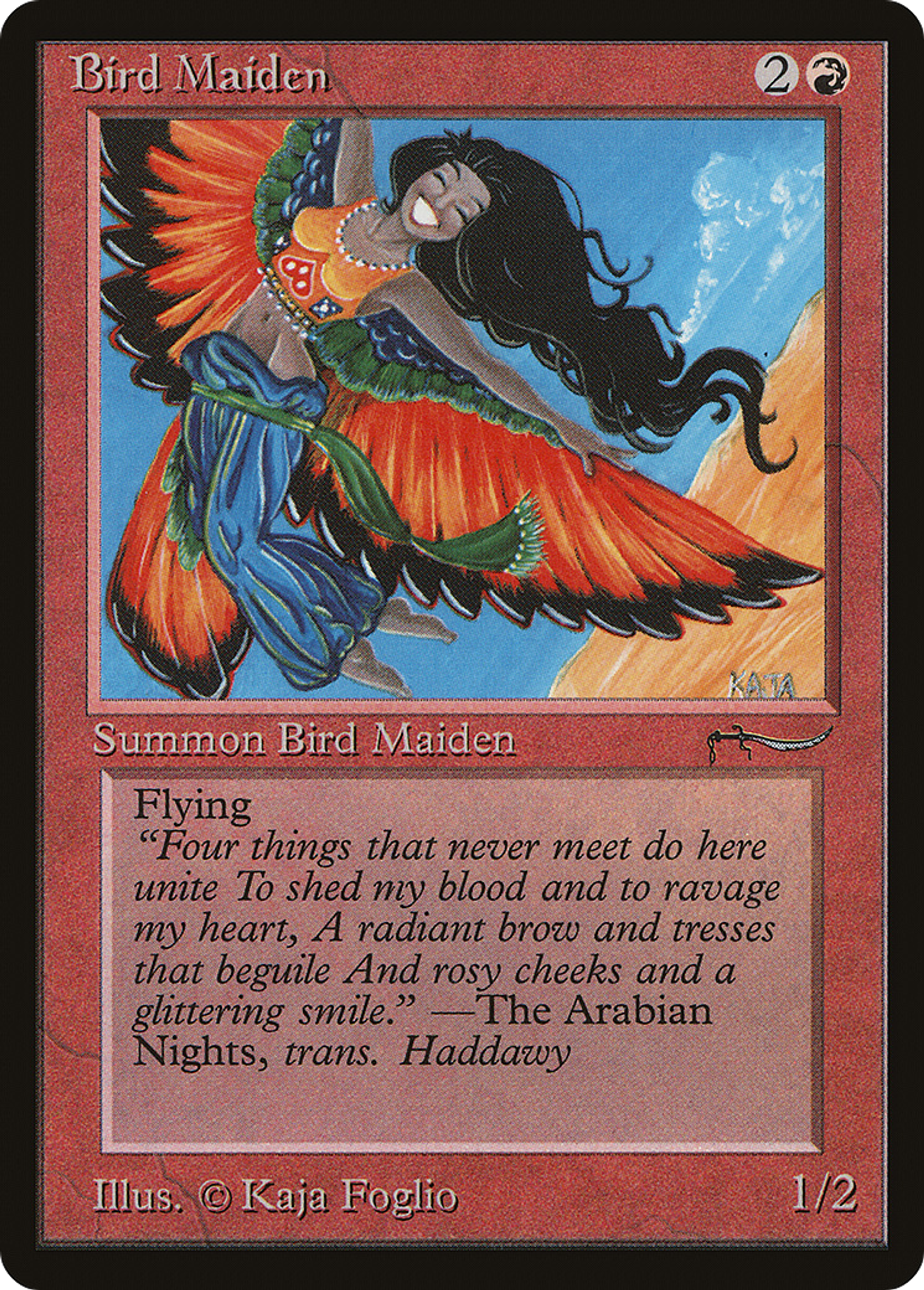 Bird Maiden — Arabian Nights — Magic: The Gathering