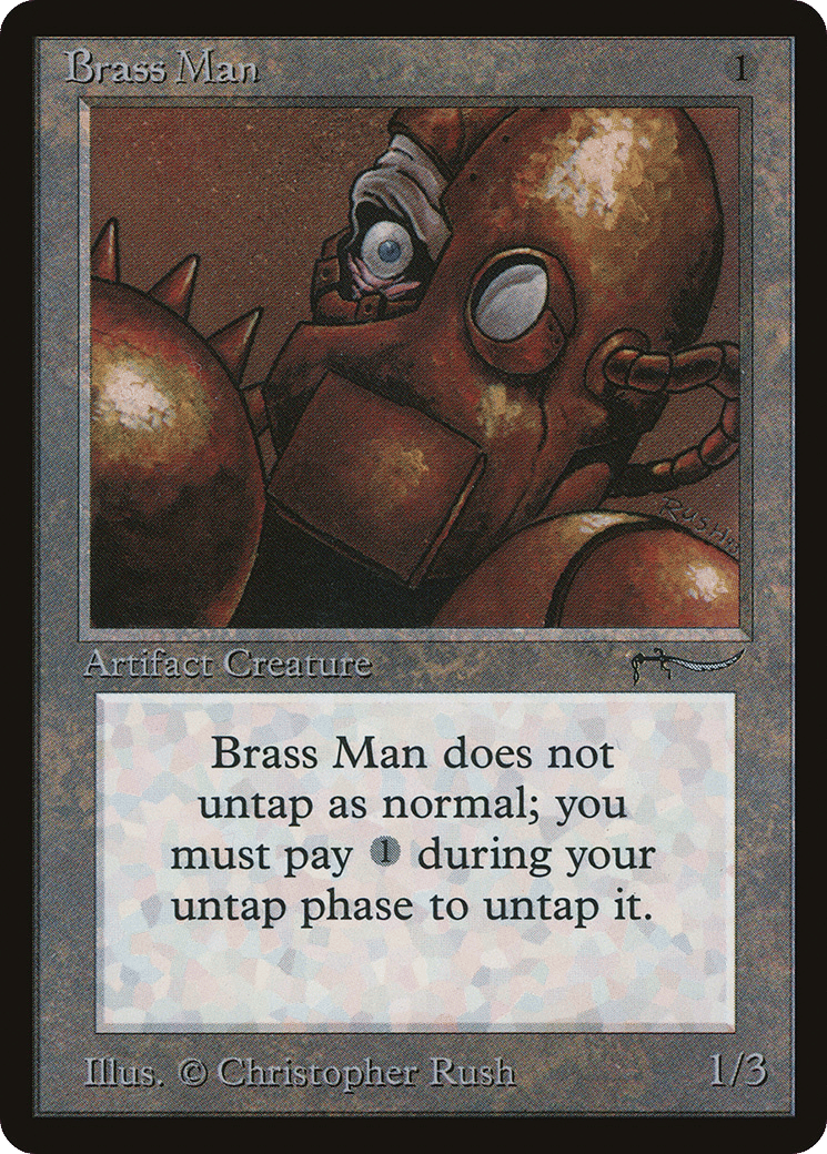Brass Man — Arabian Nights — Magic: The Gathering