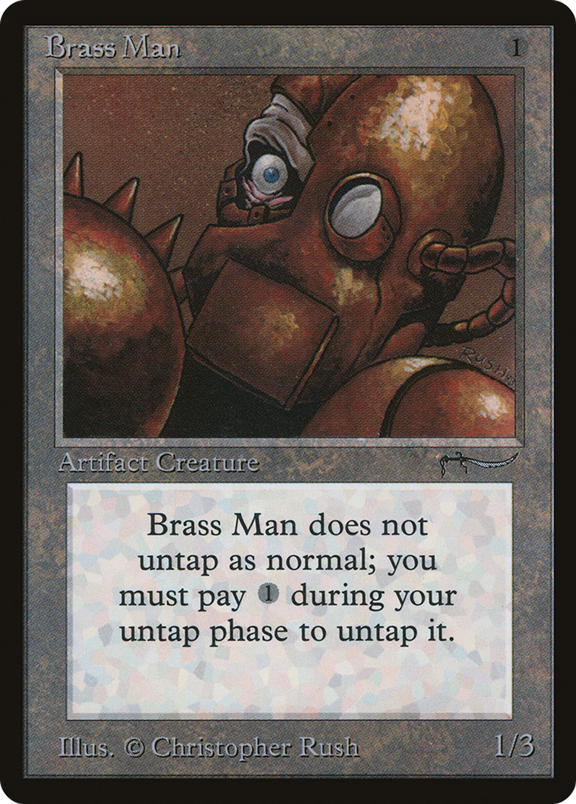 Brass Man — Arabian Nights — Magic: The Gathering