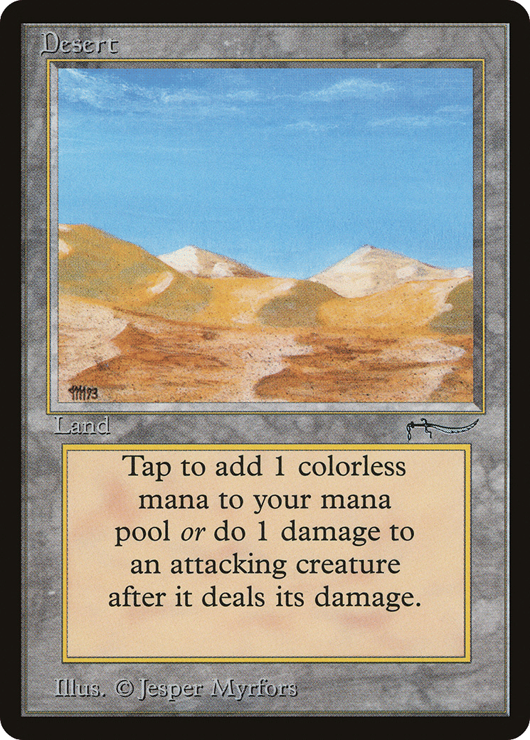 Desert — Arabian Nights — Magic: The Gathering