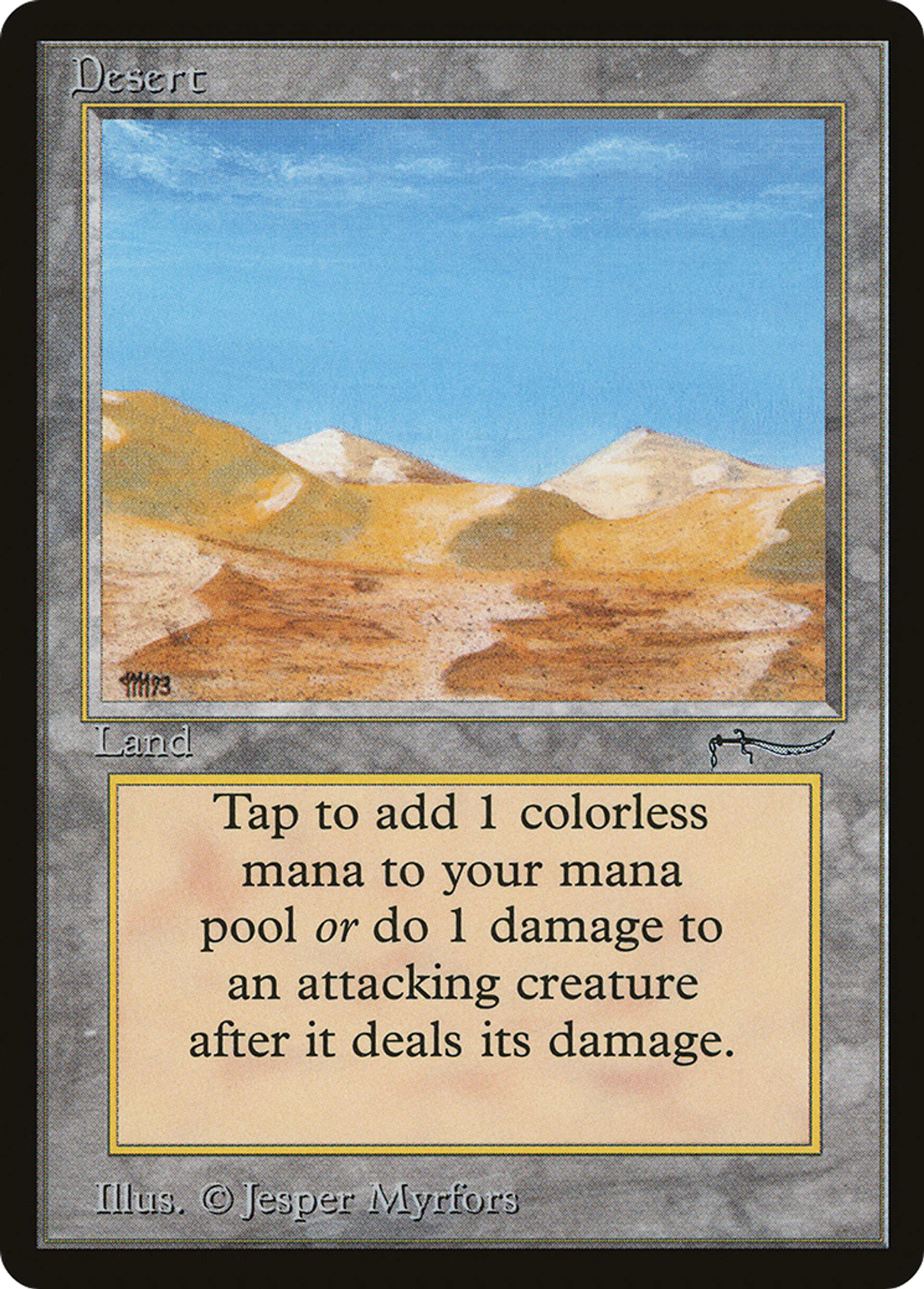 Desert — Arabian Nights — Magic: The Gathering