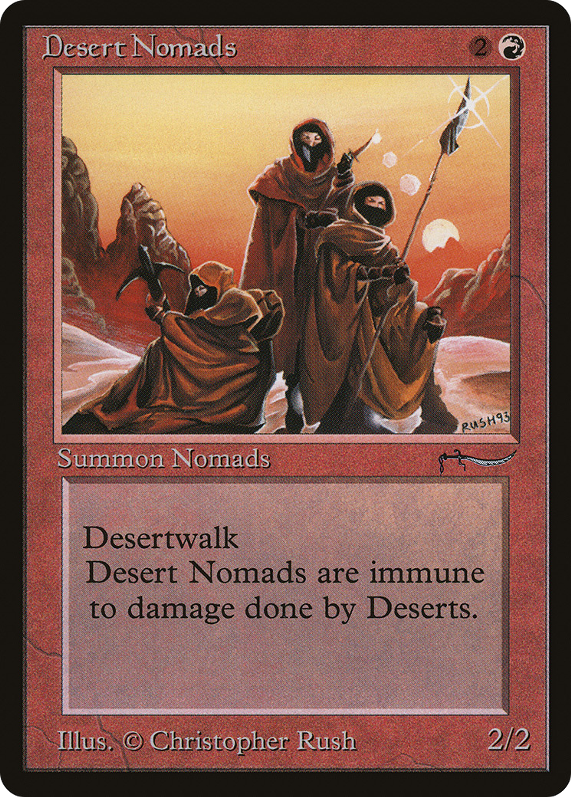 Desert Nomads — Arabian Nights — Magic: The Gathering