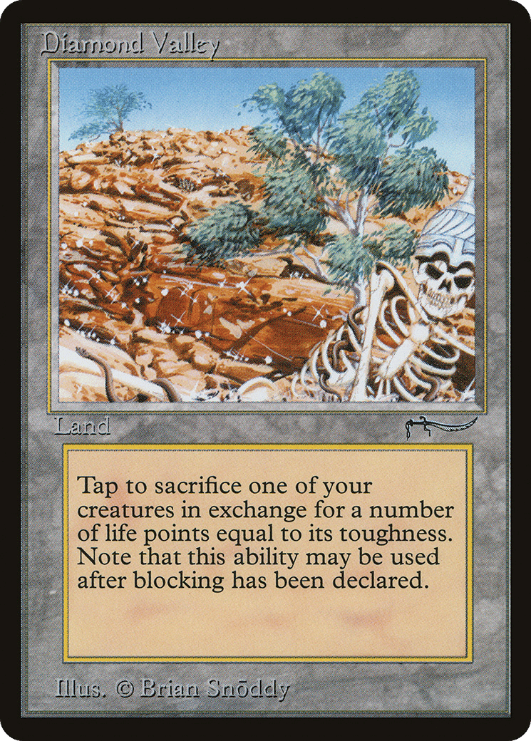 Diamond Valley — Arabian Nights — Magic: The Gathering
