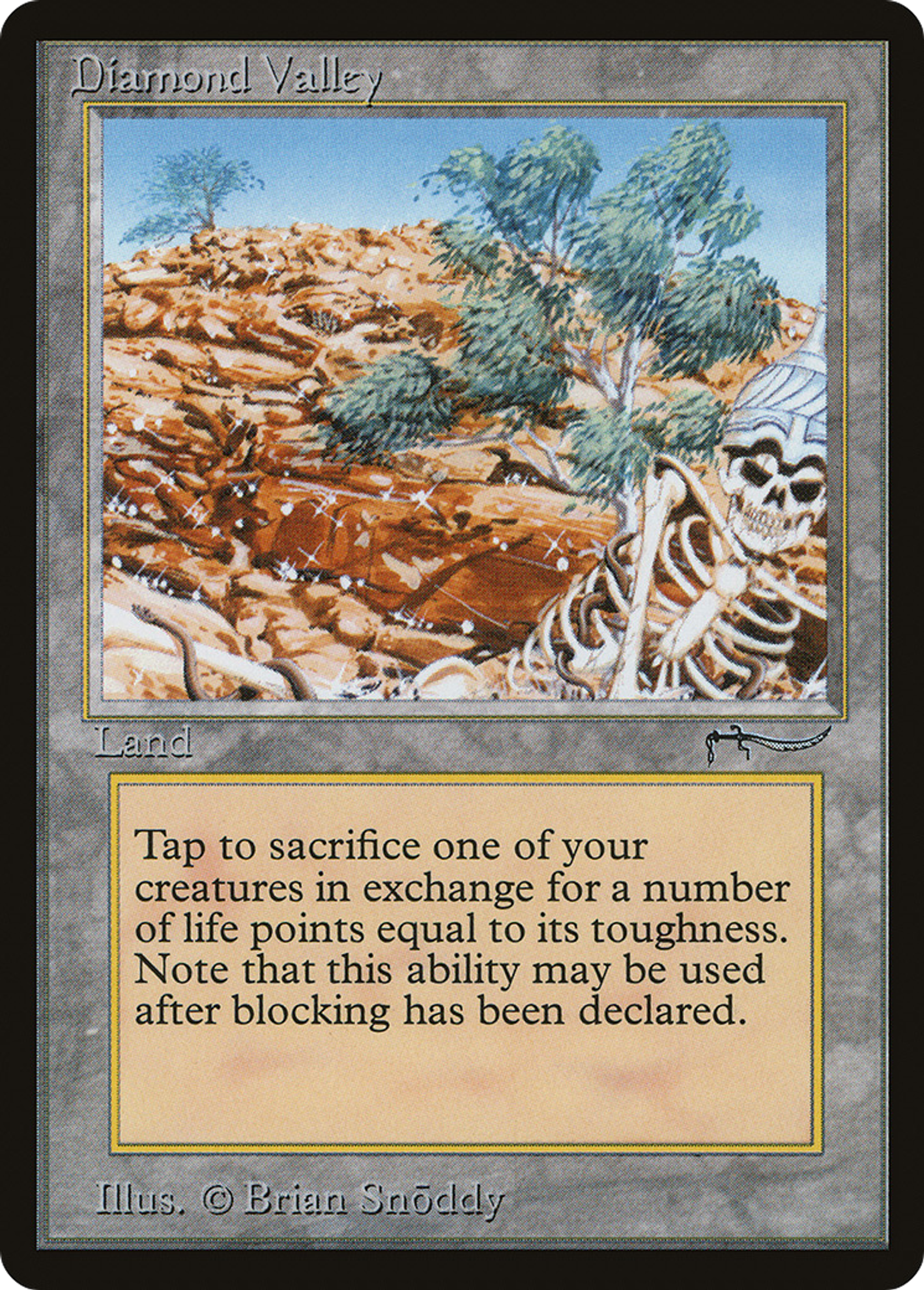 Diamond Valley — Arabian Nights — Magic: The Gathering