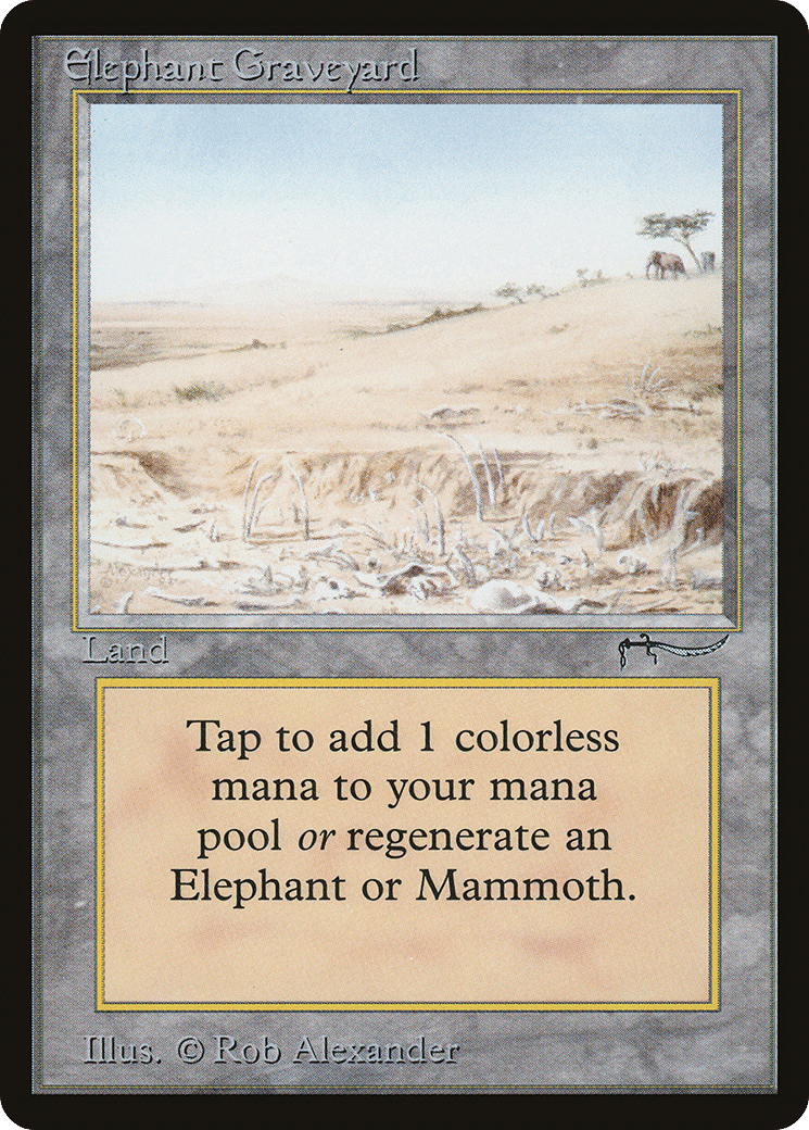 Elephant Graveyard — Arabian Nights — Magic: The Gathering