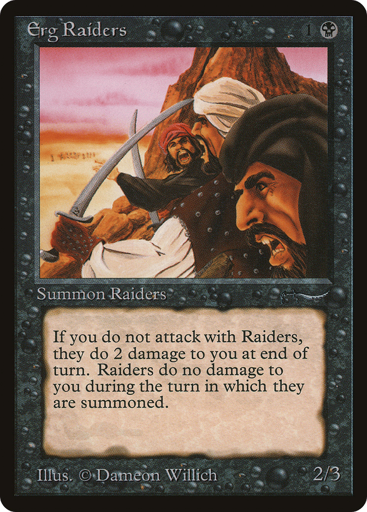 Erg Raiders — Arabian Nights — Magic: The Gathering