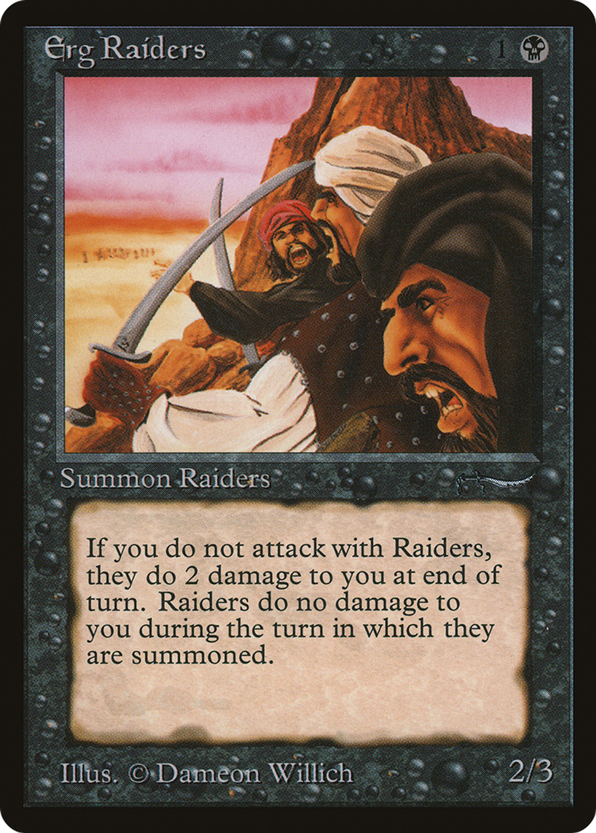 Erg Raiders — Arabian Nights — Magic: The Gathering