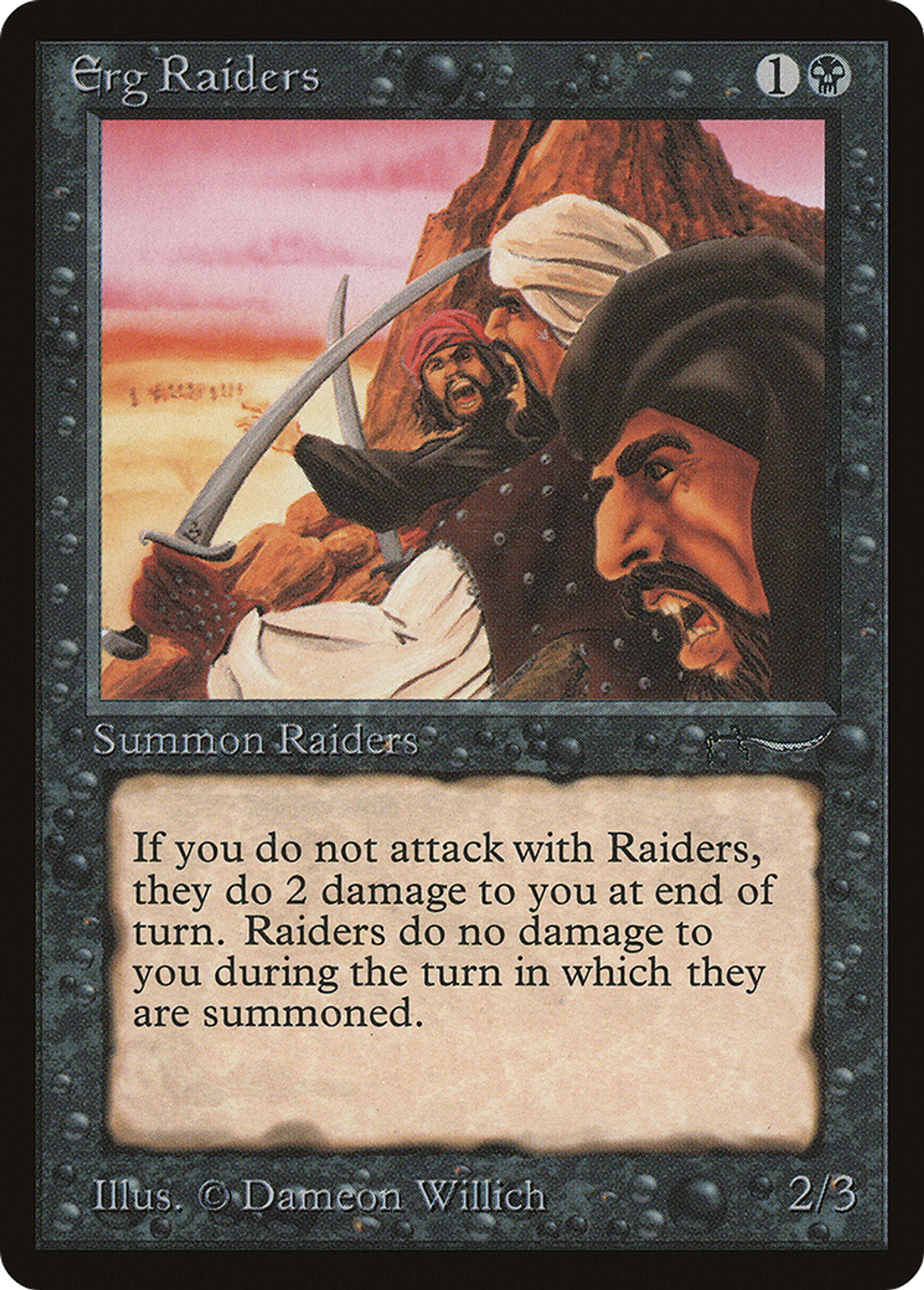Erg Raiders — Arabian Nights — Magic: The Gathering