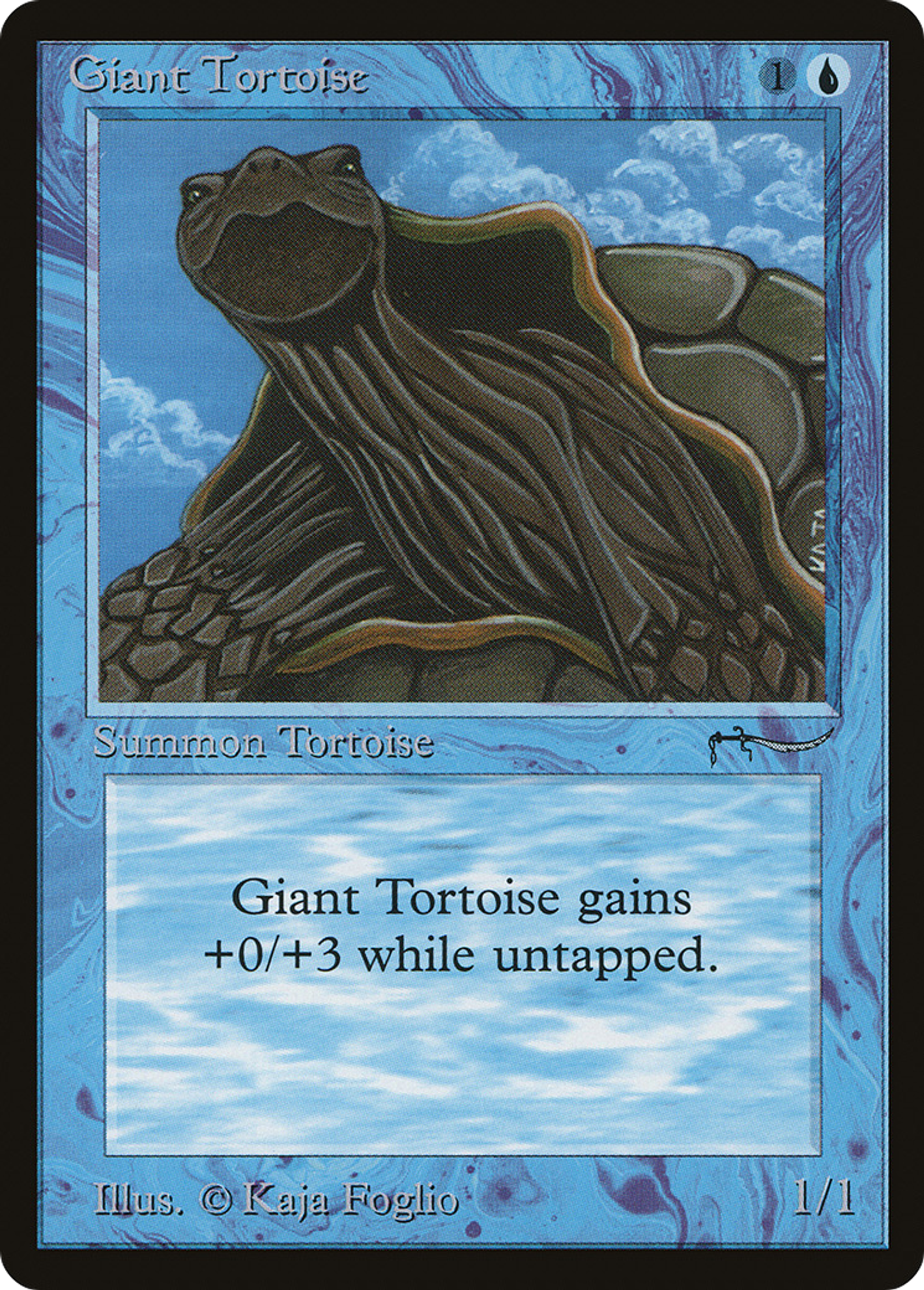 Giant Tortoise — Arabian Nights — Magic: The Gathering