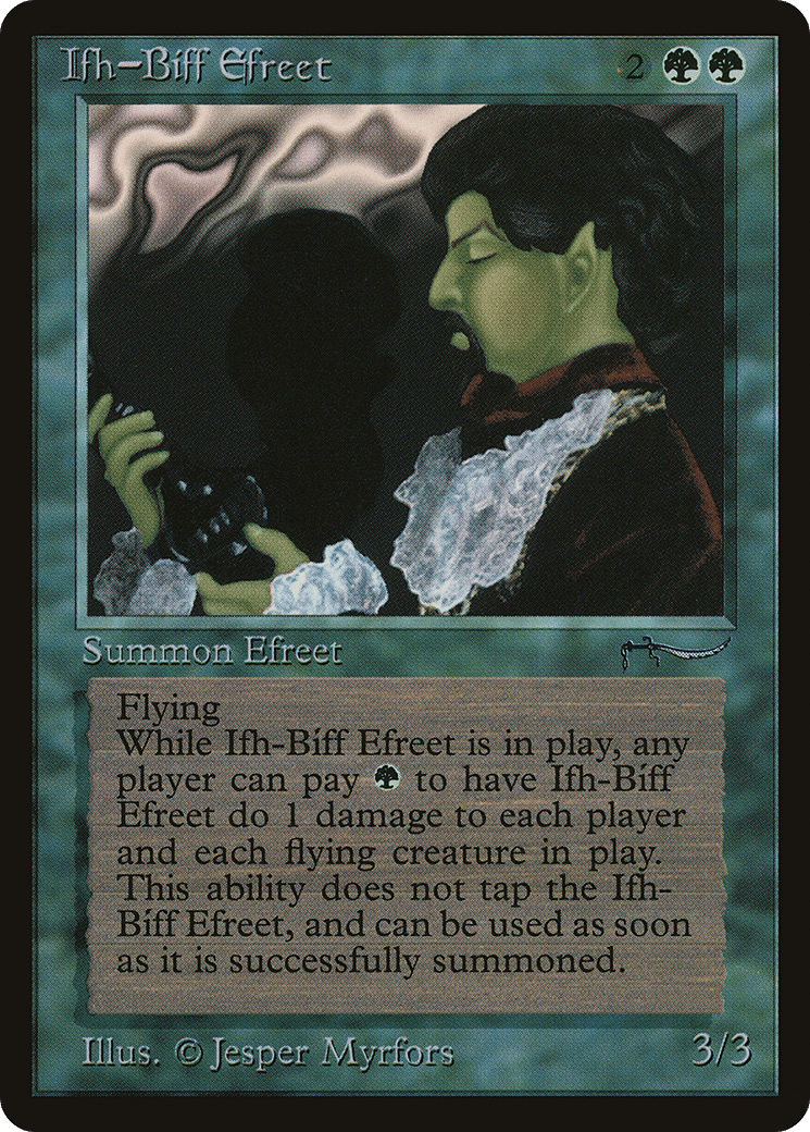 Ifh-Bíff Efreet — Arabian Nights — Magic: The Gathering