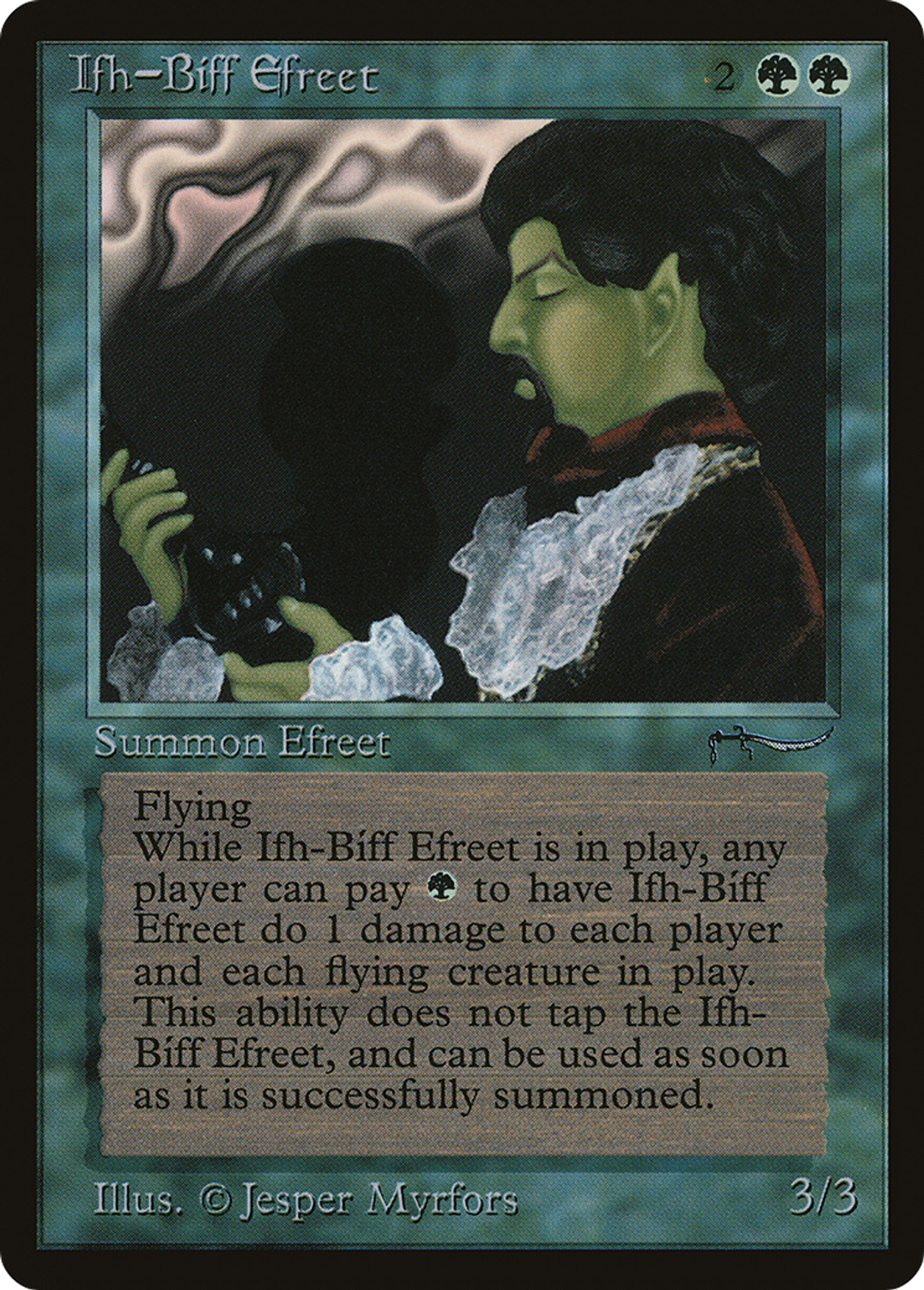 Ifh-Bíff Efreet — Arabian Nights — Magic: The Gathering