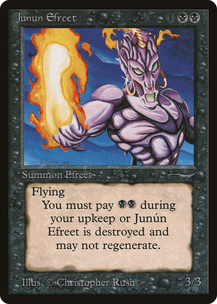 Junún Efreet — Arabian Nights — Magic: The Gathering