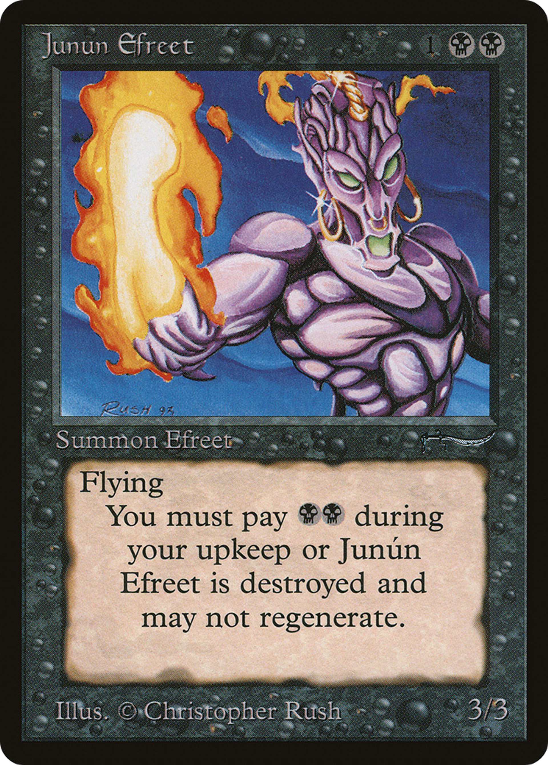 Junún Efreet — Arabian Nights — Magic: The Gathering