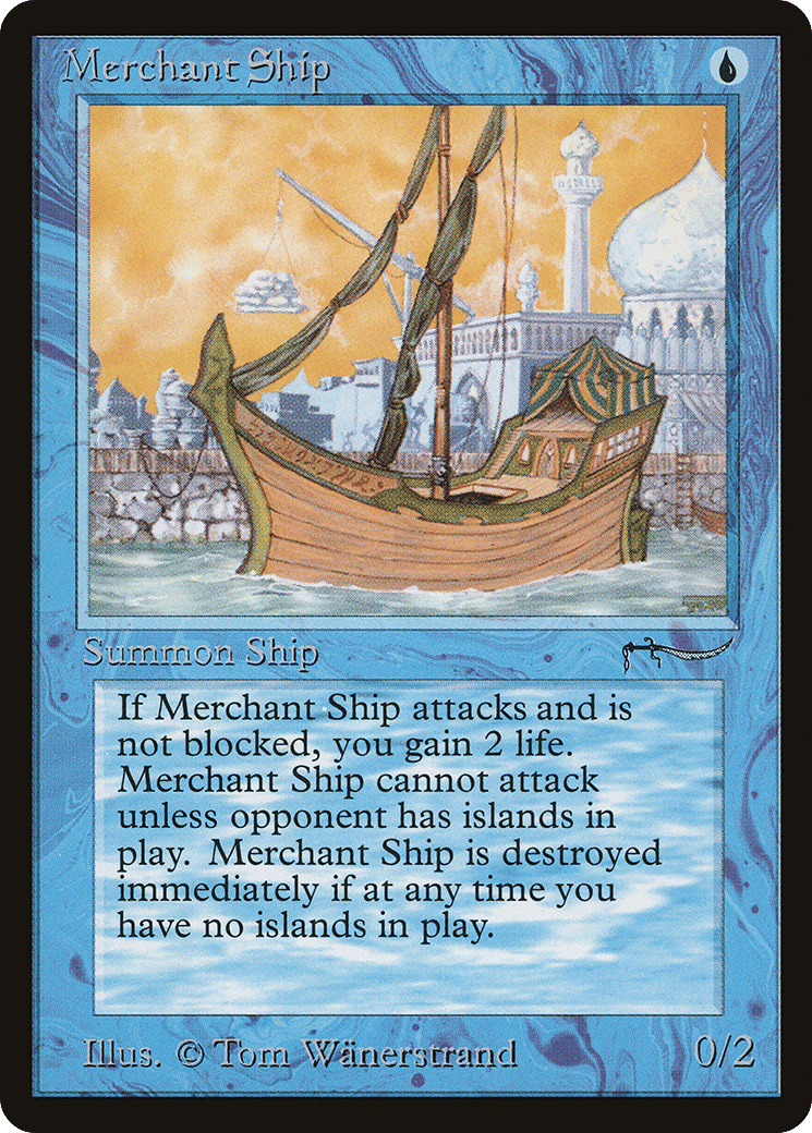 Merchant Ship — Arabian Nights — Magic: The Gathering