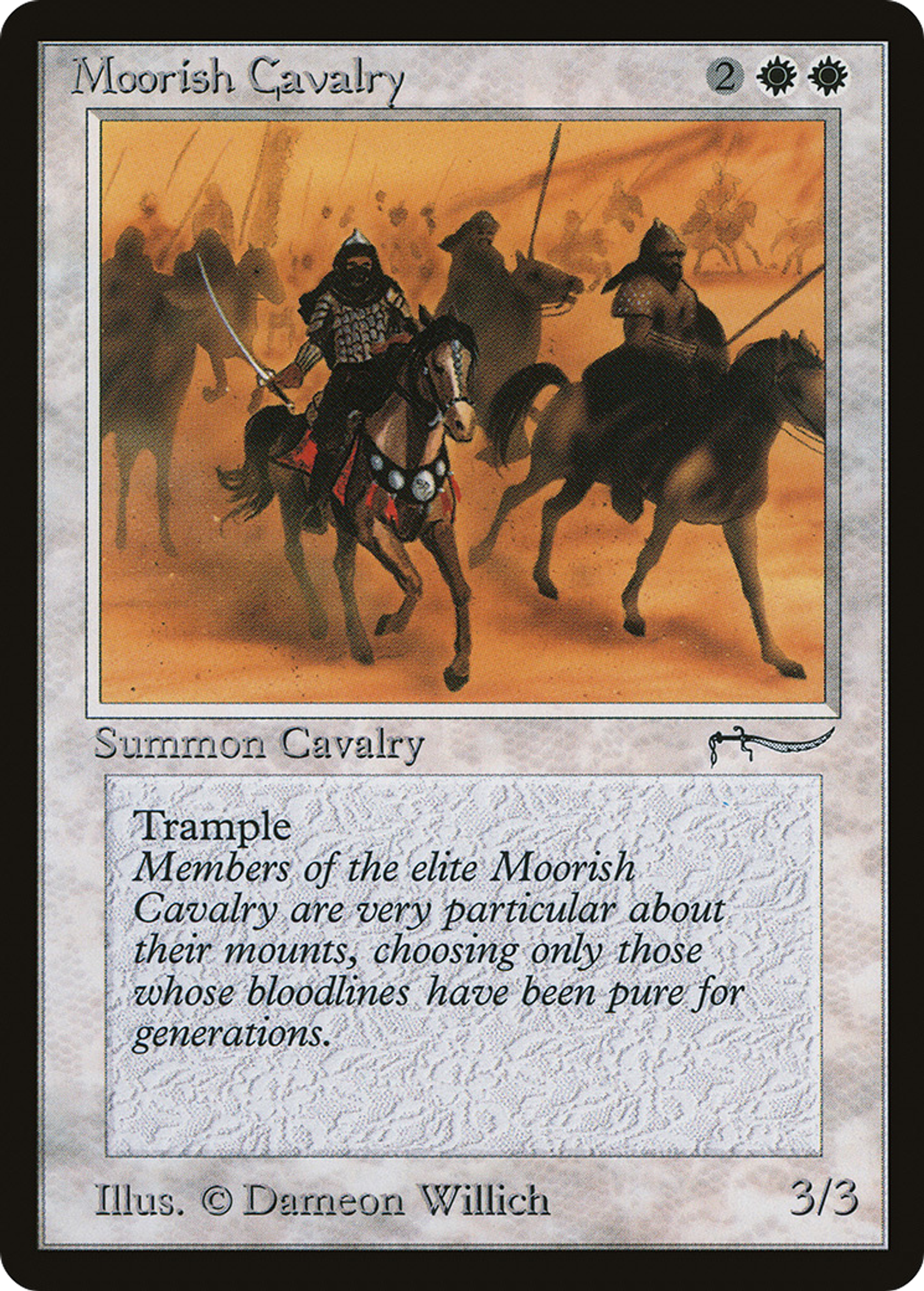 Moorish Cavalry — Arabian Nights — Magic: The Gathering