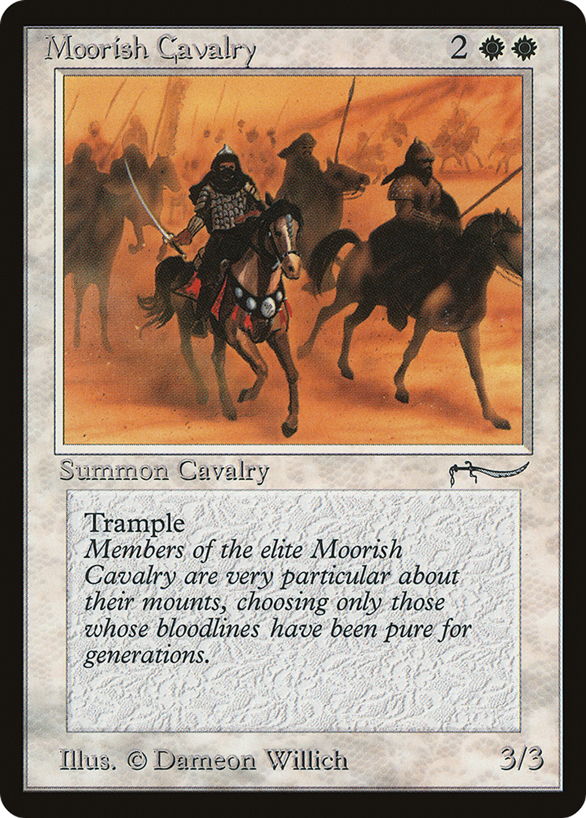 Moorish Cavalry — Arabian Nights — Magic: The Gathering