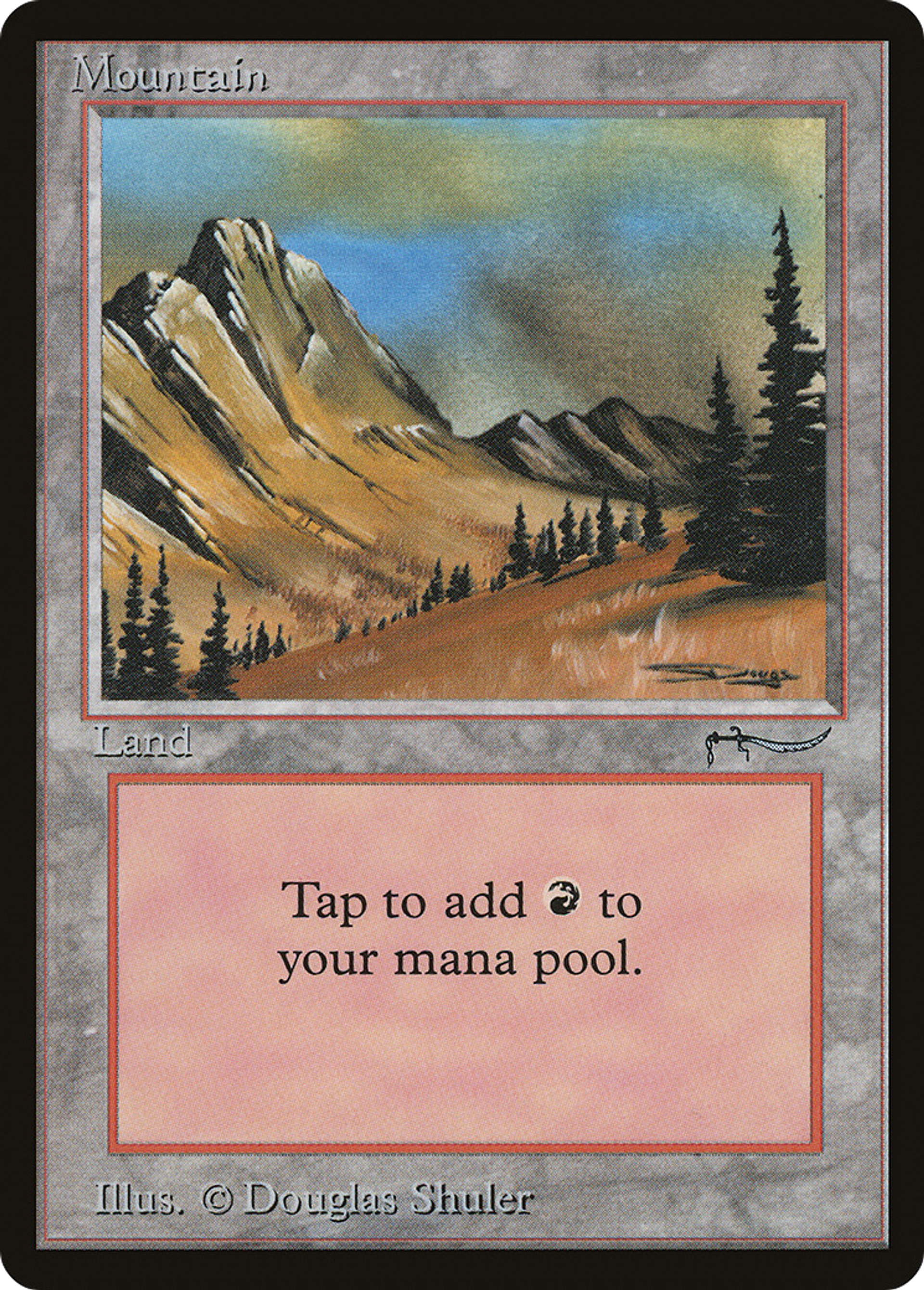 Mountain — Arabian Nights — Magic: The Gathering