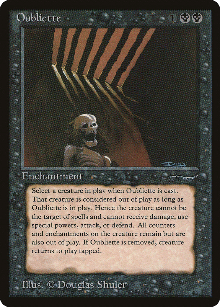 Oubliette — Arabian Nights — Magic: The Gathering