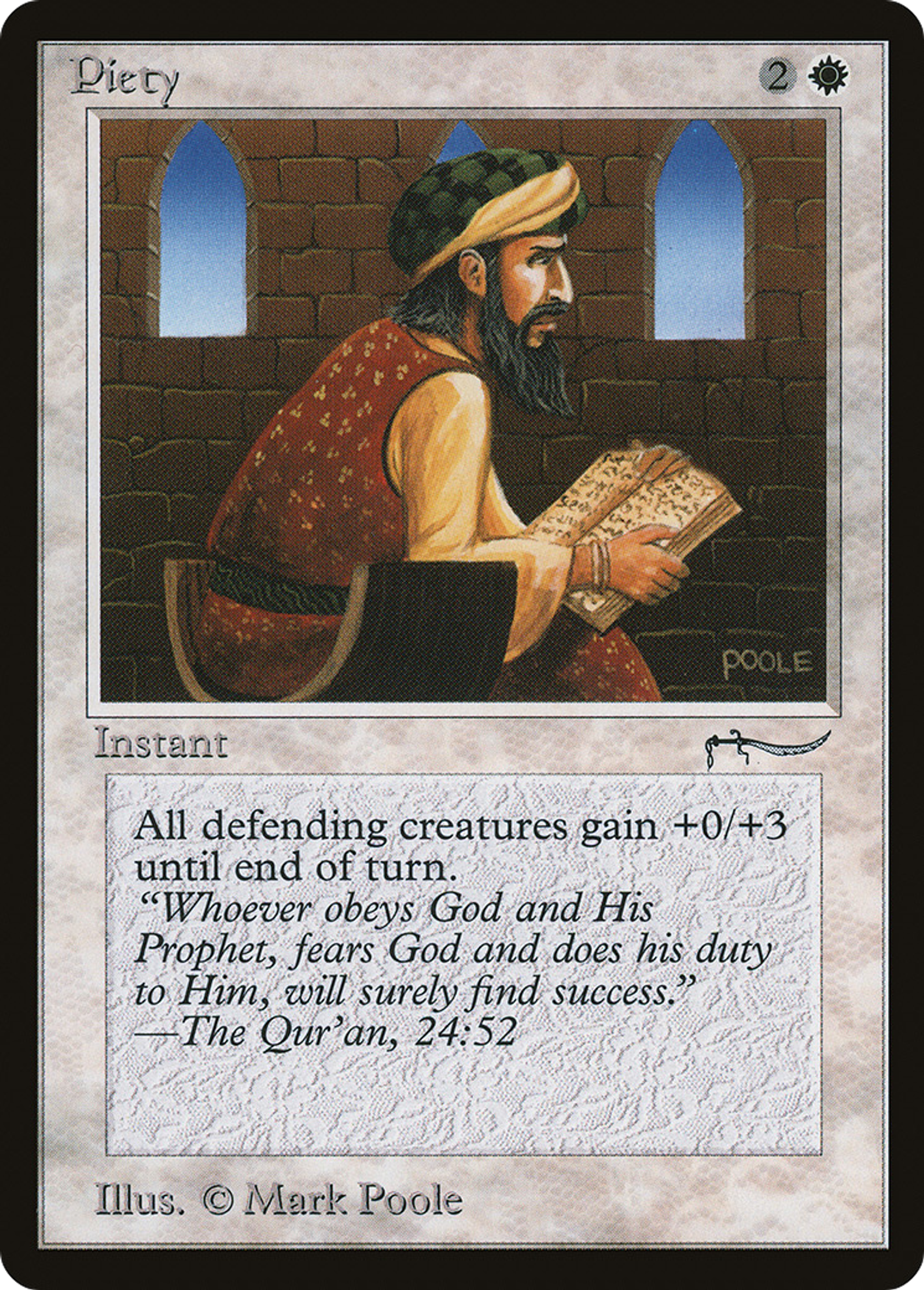 Piety — Arabian Nights — Magic: The Gathering