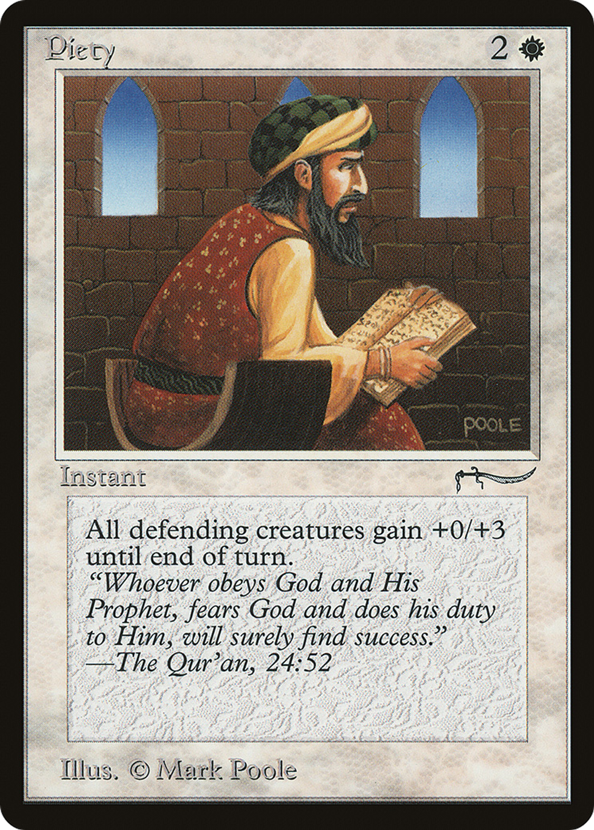 Piety — Arabian Nights — Magic: The Gathering