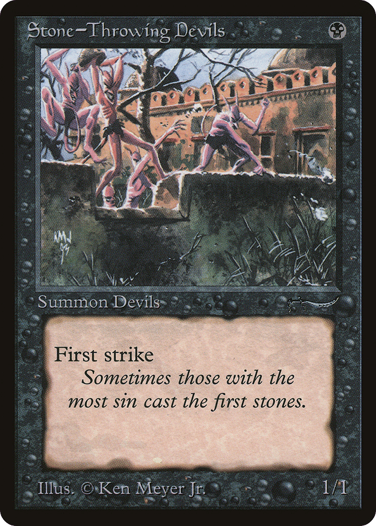 Stone-Throwing Devils — Arabian Nights — Magic: The Gathering
