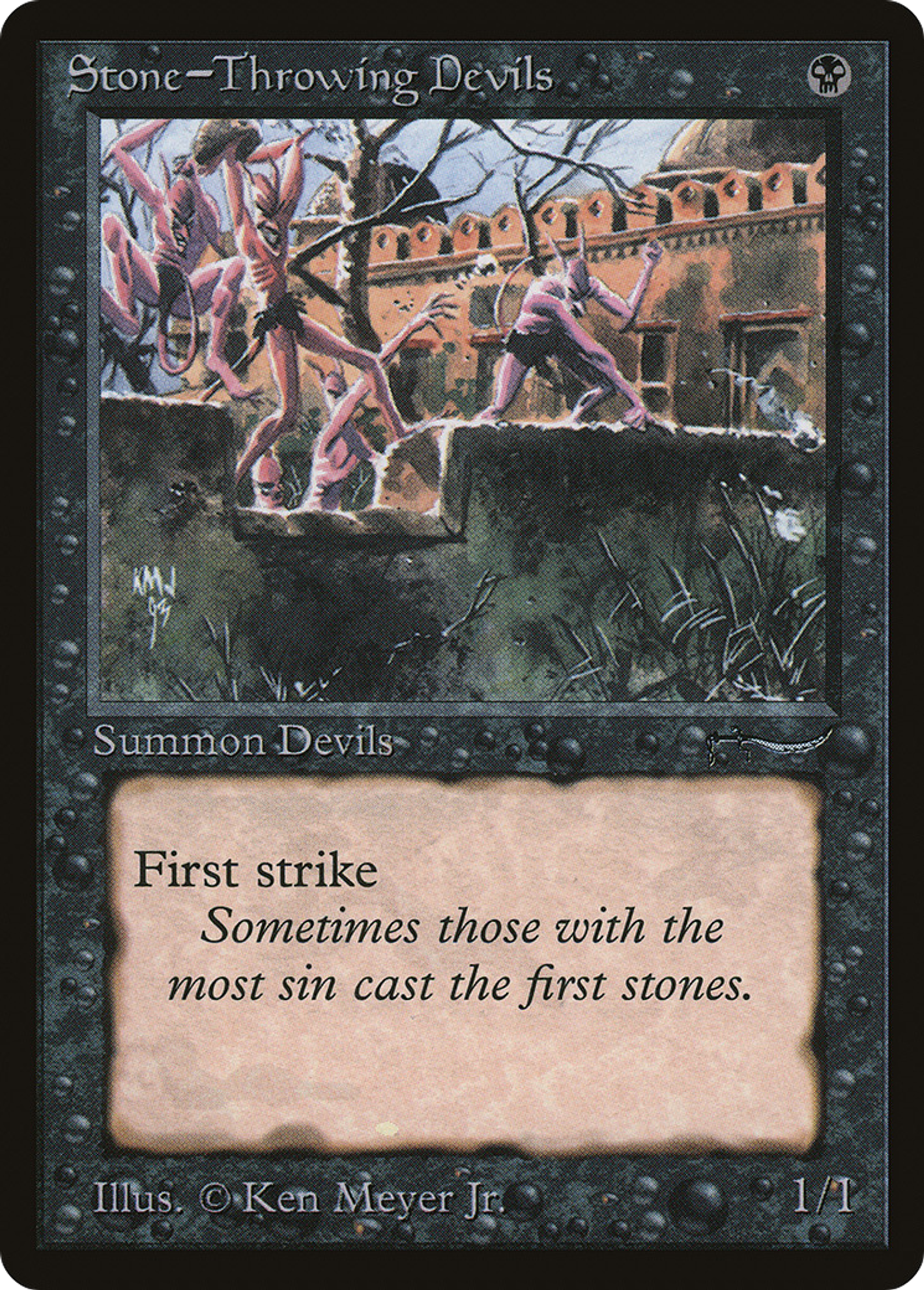 Stone-Throwing Devils — Arabian Nights — Magic: The Gathering