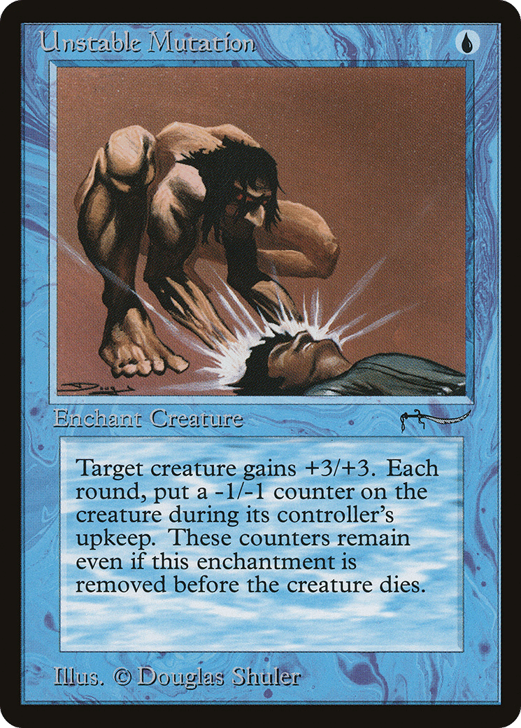 Unstable Mutation — Arabian Nights — Magic: The Gathering