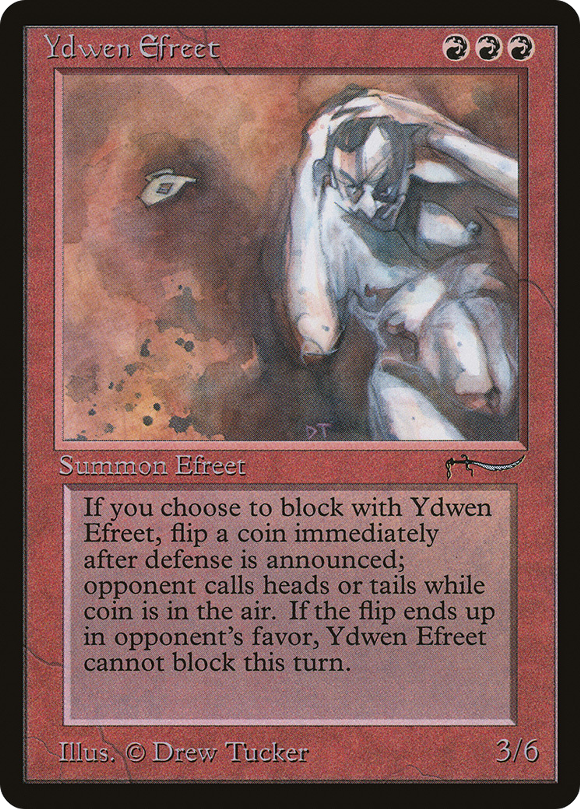 Ydwen Efreet — Arabian Nights — Magic: The Gathering
