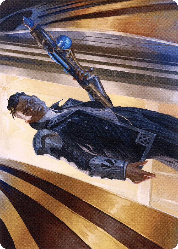 Backup Agent — New Capenna Art Series — Magic: The Gathering