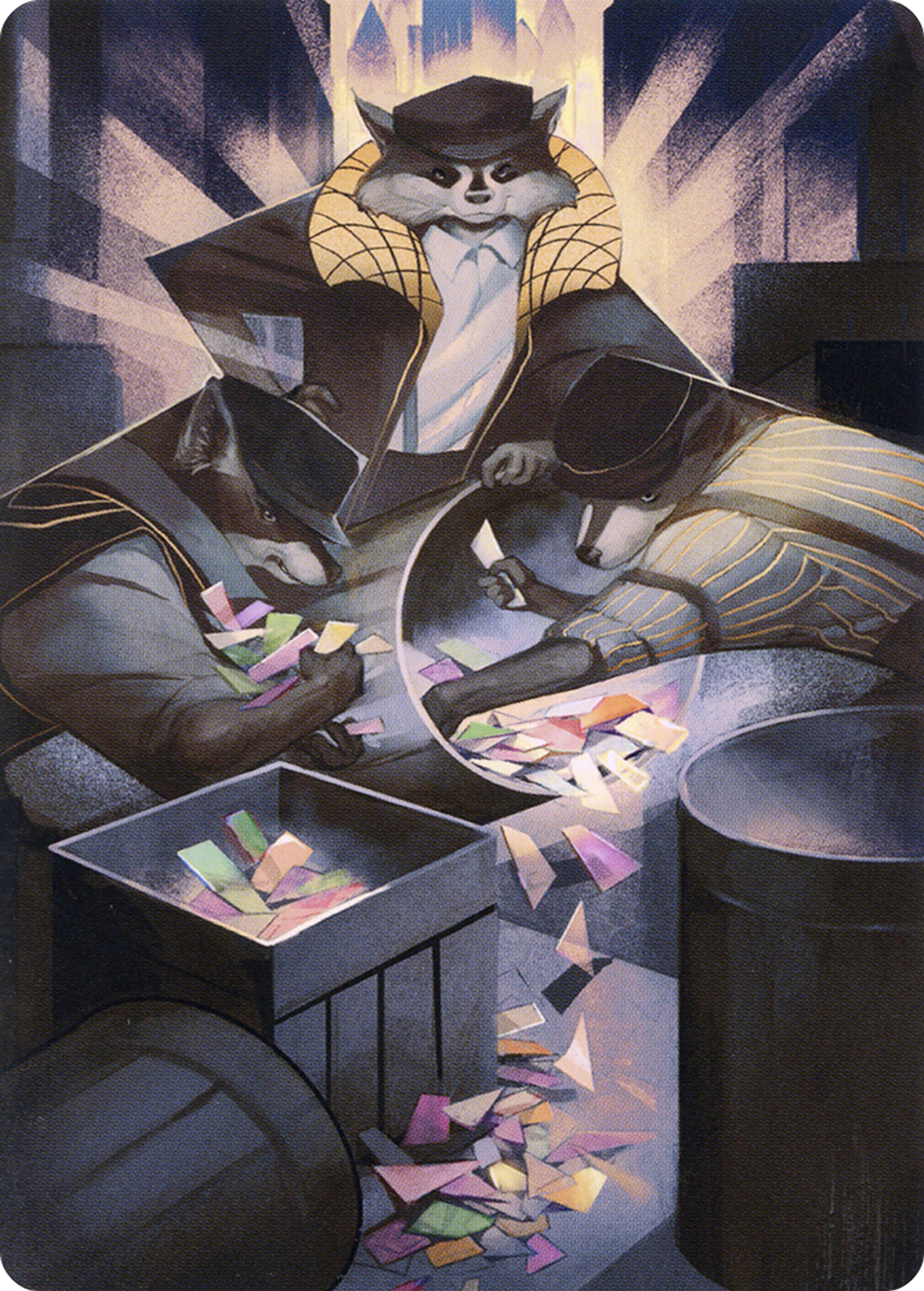 Masked Bandits — New Capenna Art Series — Magic: The Gathering