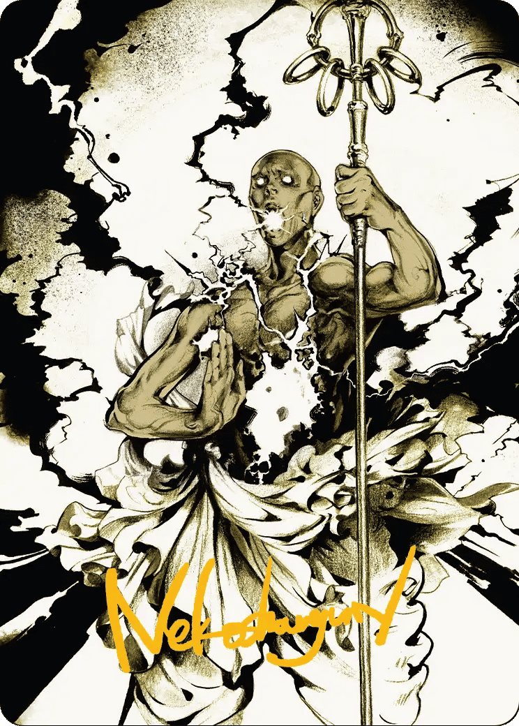 Burst Lightning — Secrets of Strixhaven Art Series — Magic: The Gathering