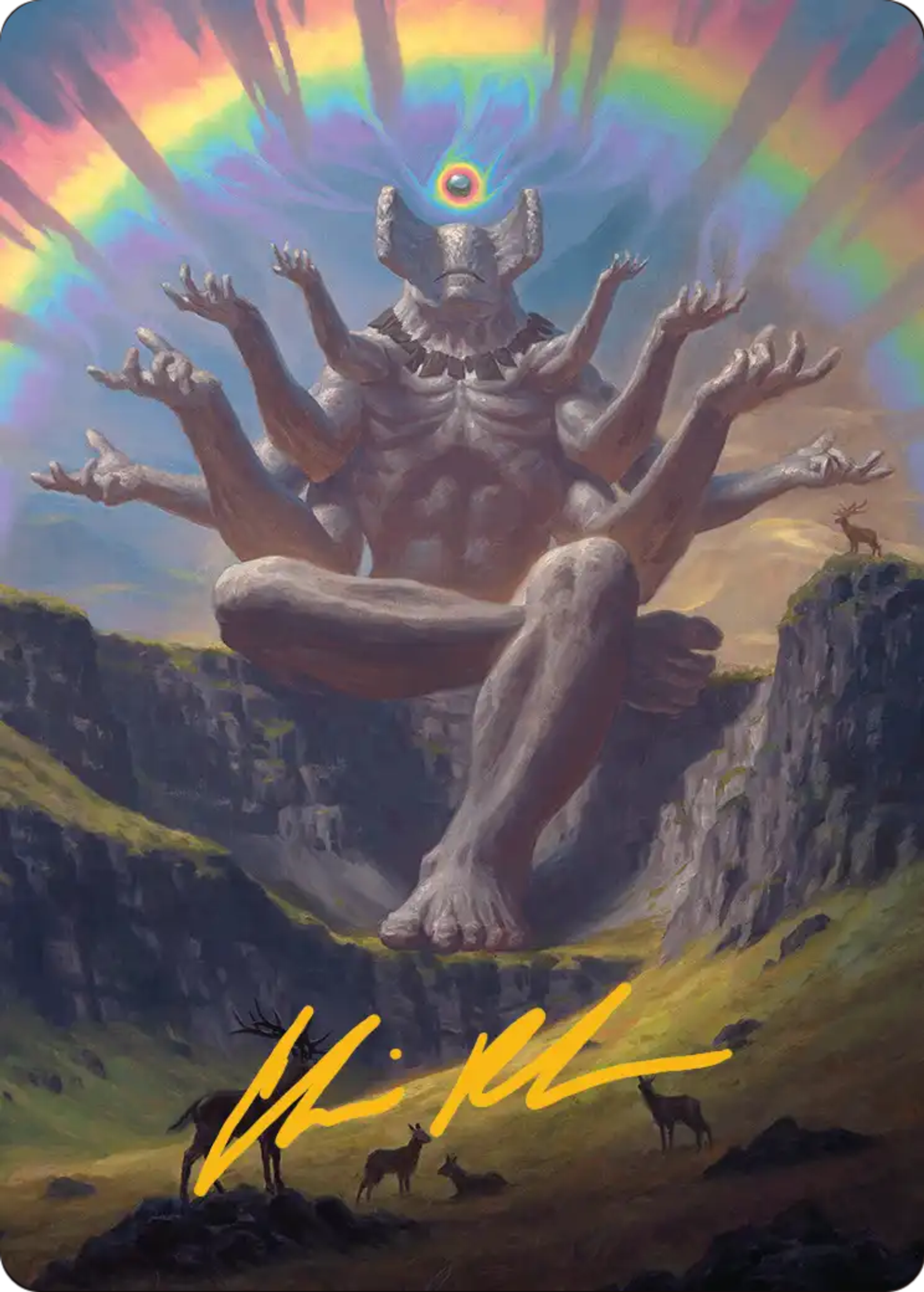 Transcendent Archaic — Secrets of Strixhaven Art Series — Magic: The Gathering