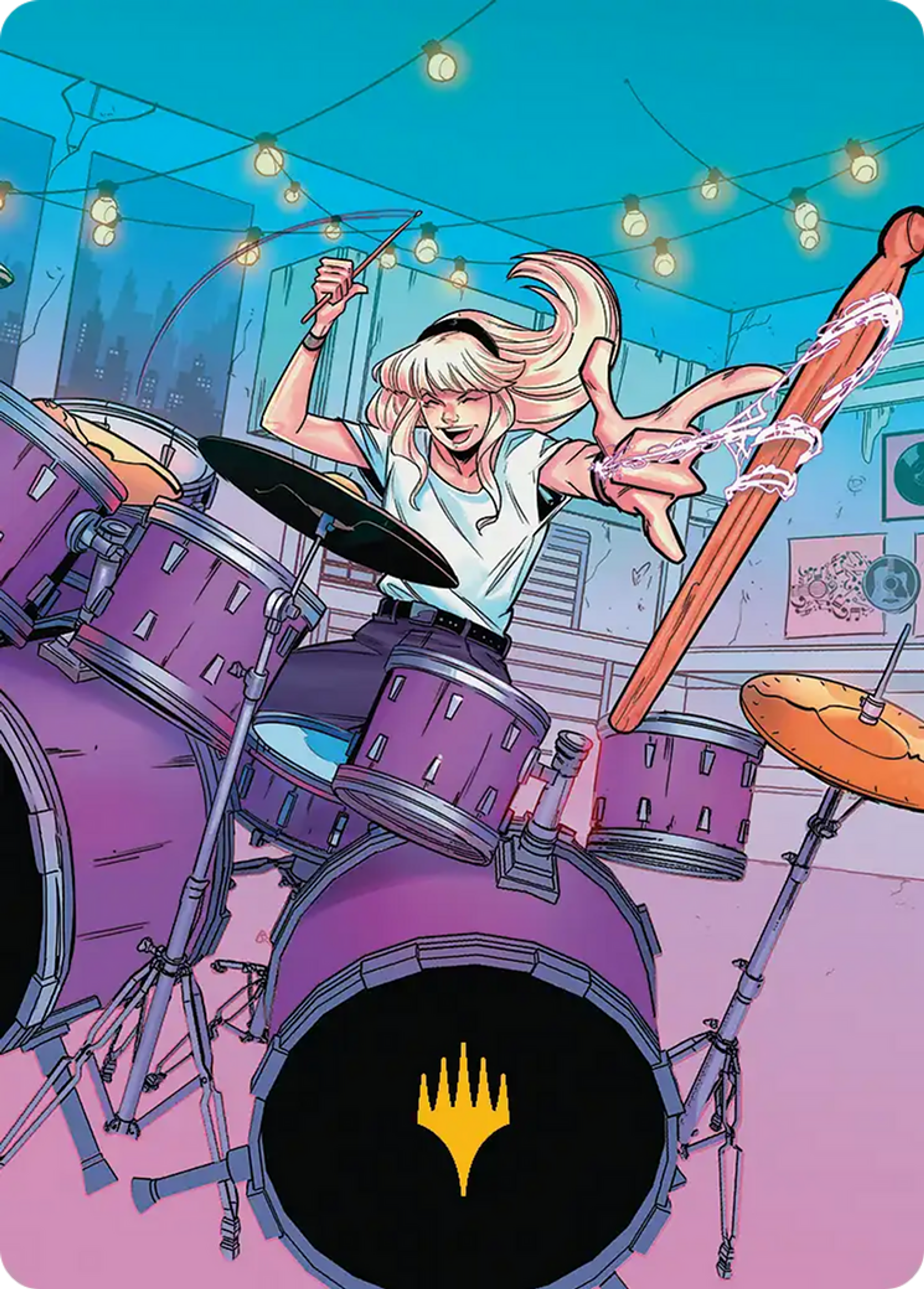 Gwen Stacy — Marvel's Spider-Man Art Series — Magic: The Gathering