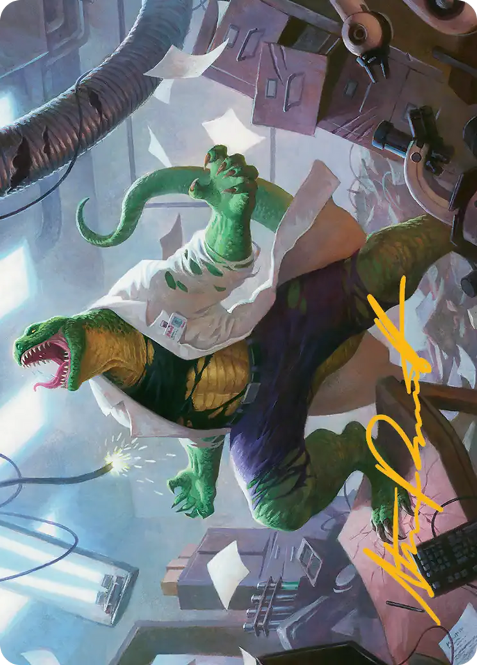 Lizard, Connors's Curse — Marvel's Spider-Man Art Series — Magic: The Gathering