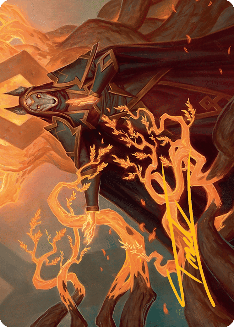 Abzan Devotee — Tarkir: Dragonstorm Art Series — Magic: The Gathering
